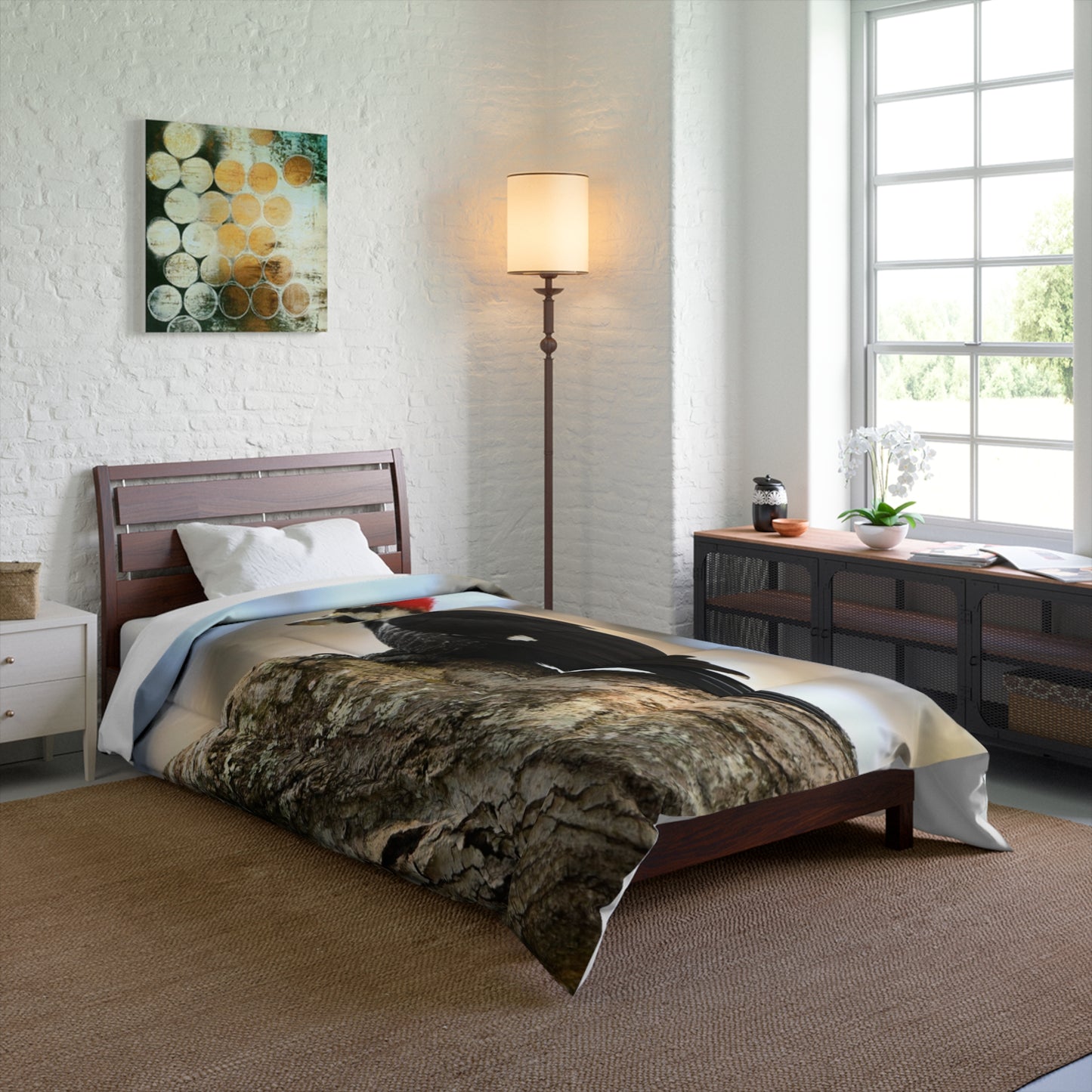 Pileated Woodpecker Comforter – Nature Photography Bedding