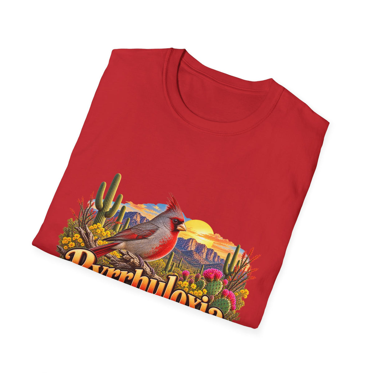 T-Shirt — 'Pyrrhuloxia' Desert Cardinal Graphic Tee