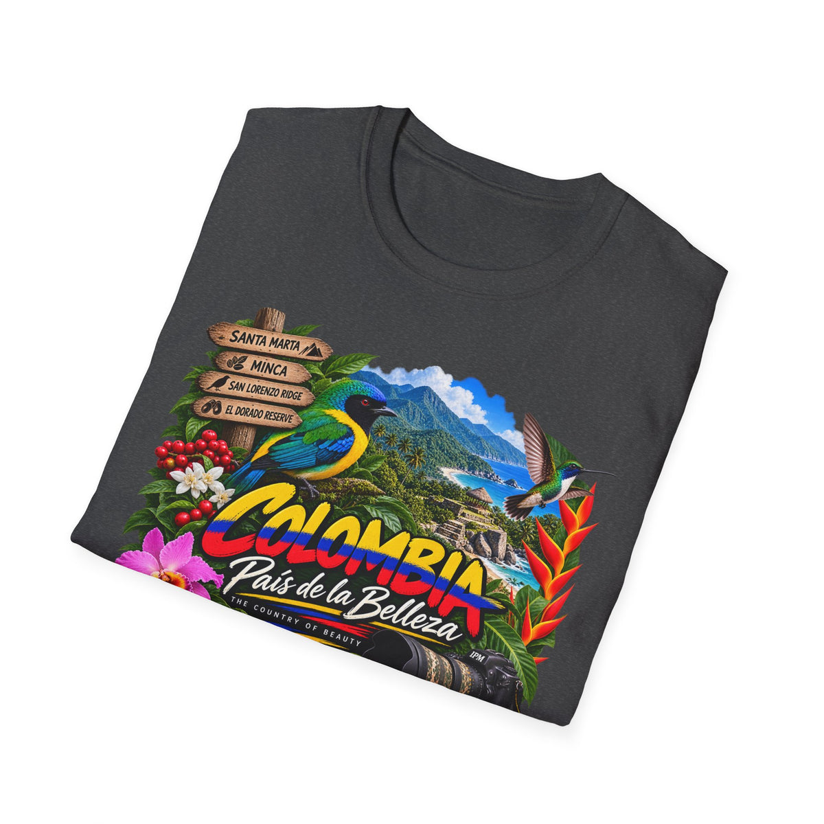 Colombia Paisaje de Colores Travel T-Shirt