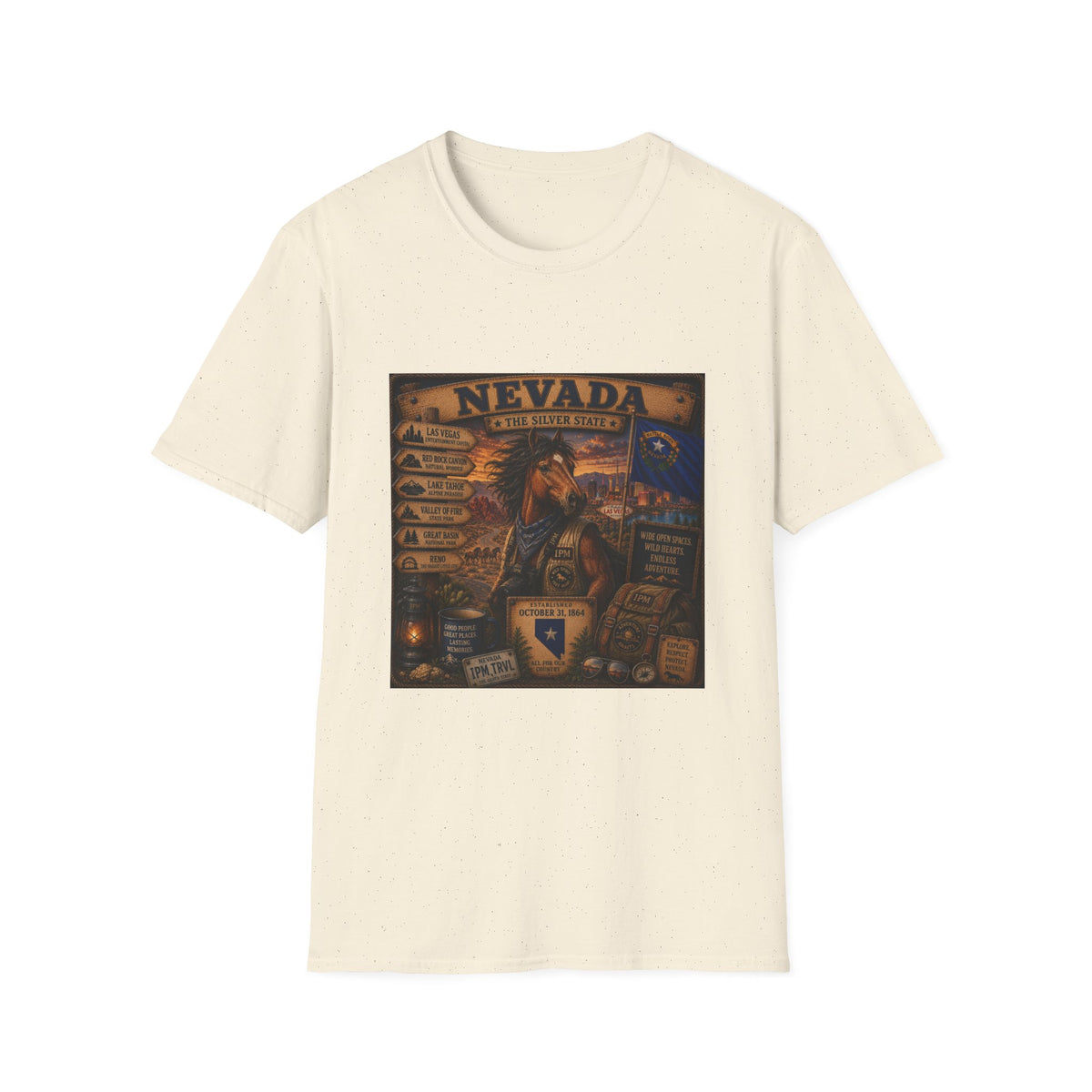 Nevada Vintage State Pride T-Shirt — The Silver State Graphic Tee