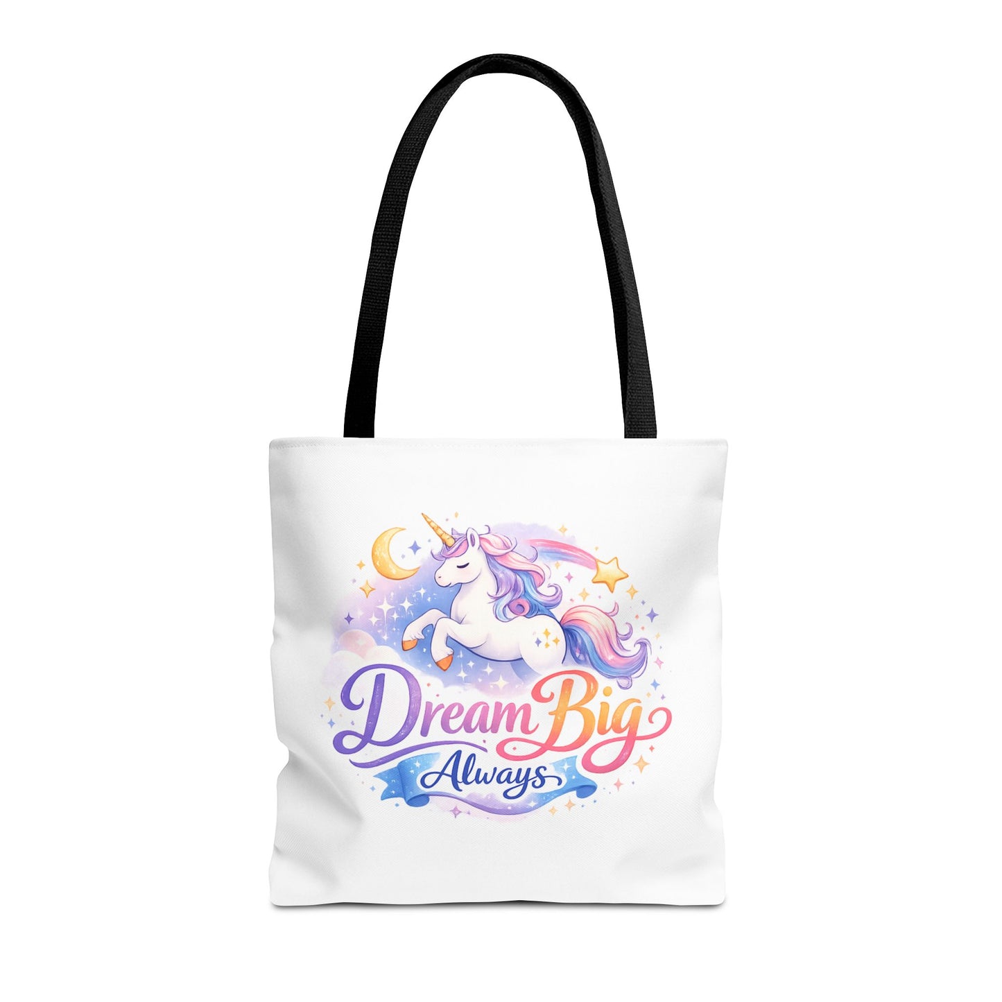 Unicorn 'Dream Big Always' Tote Bag