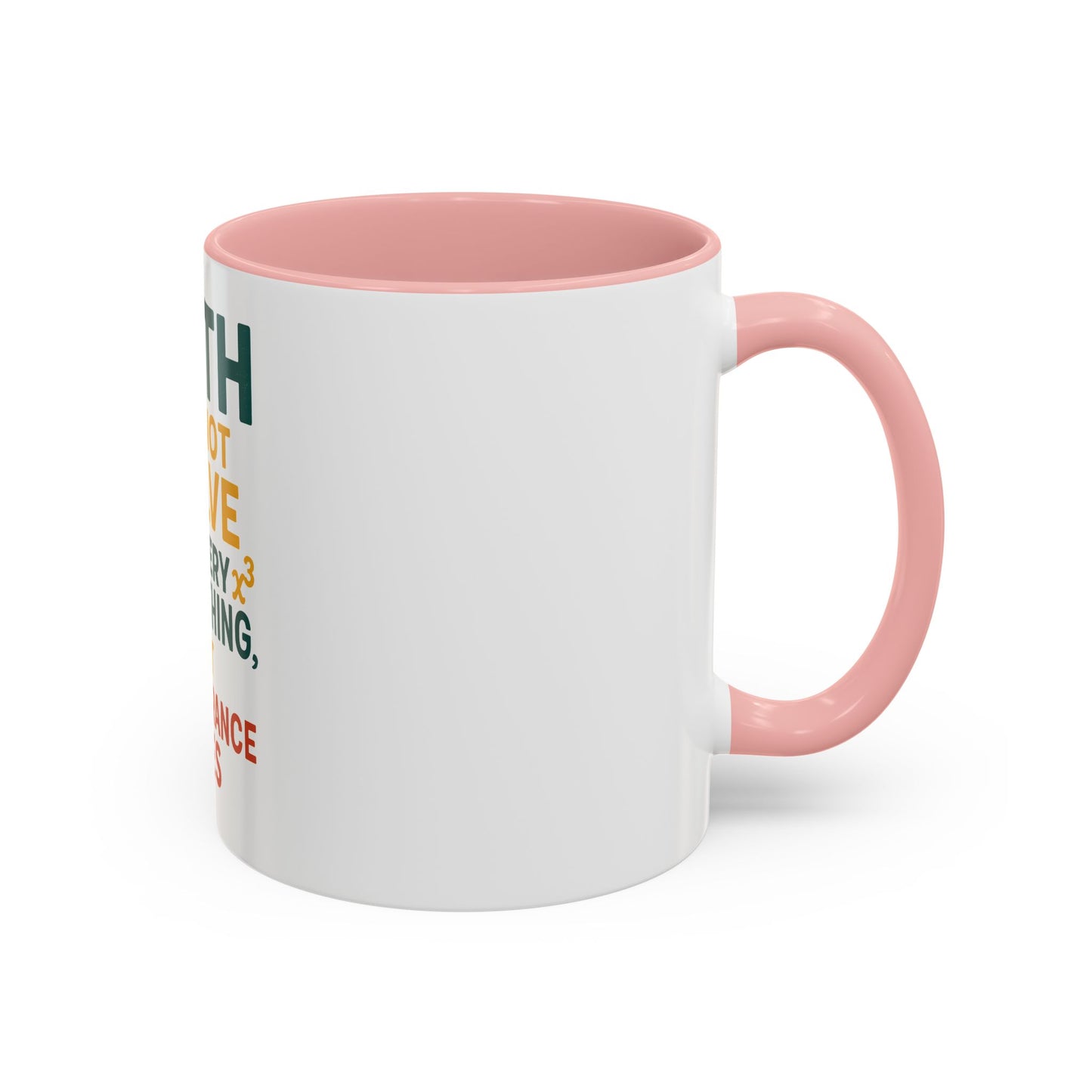 Motivational Coffee Mug, Inspirational Gift, Math Lover's Mug, Office Drinkware, Study Motivation