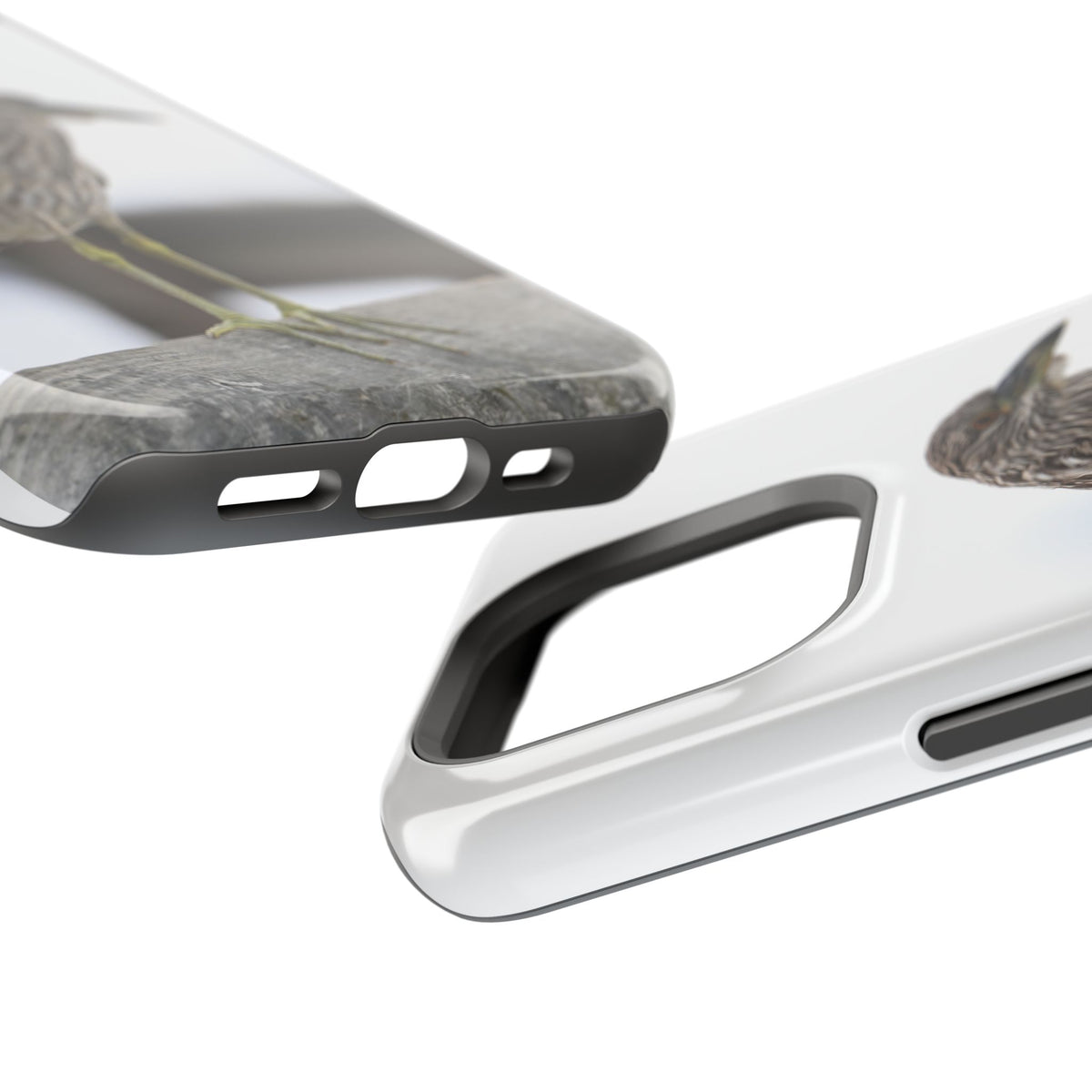 Heron Shoreline Phone Case — Impact-Resistant Wildlife Photo Case