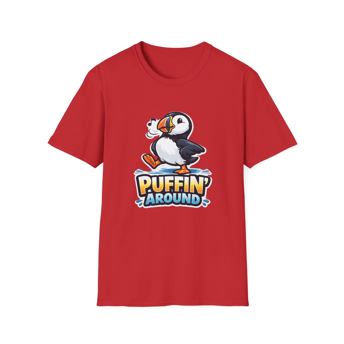 Puffin' Around T-Shirt – Cute Walking Puffin Graphic Tee