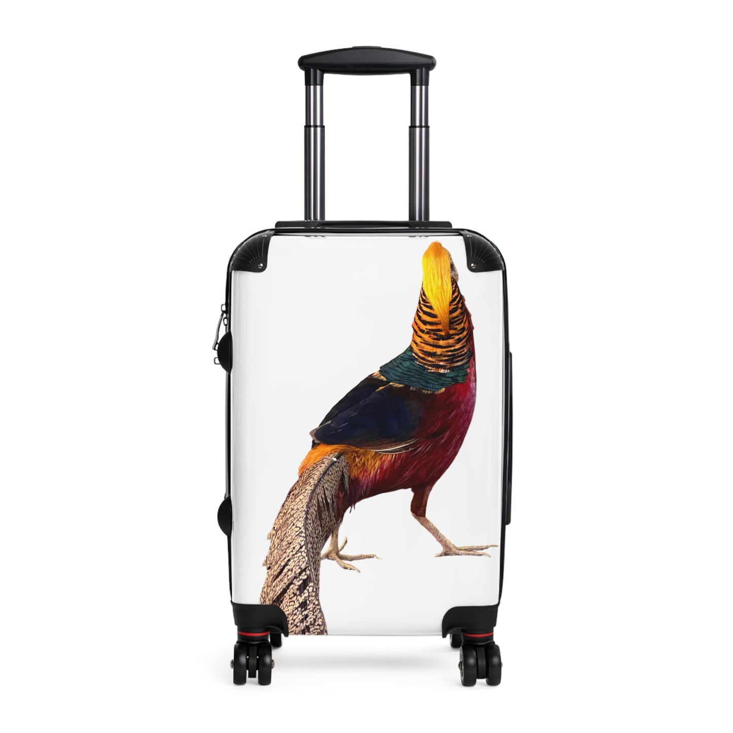 Pheasant Print Suitcase – Colorful Gamebird Carry-On Luggage
