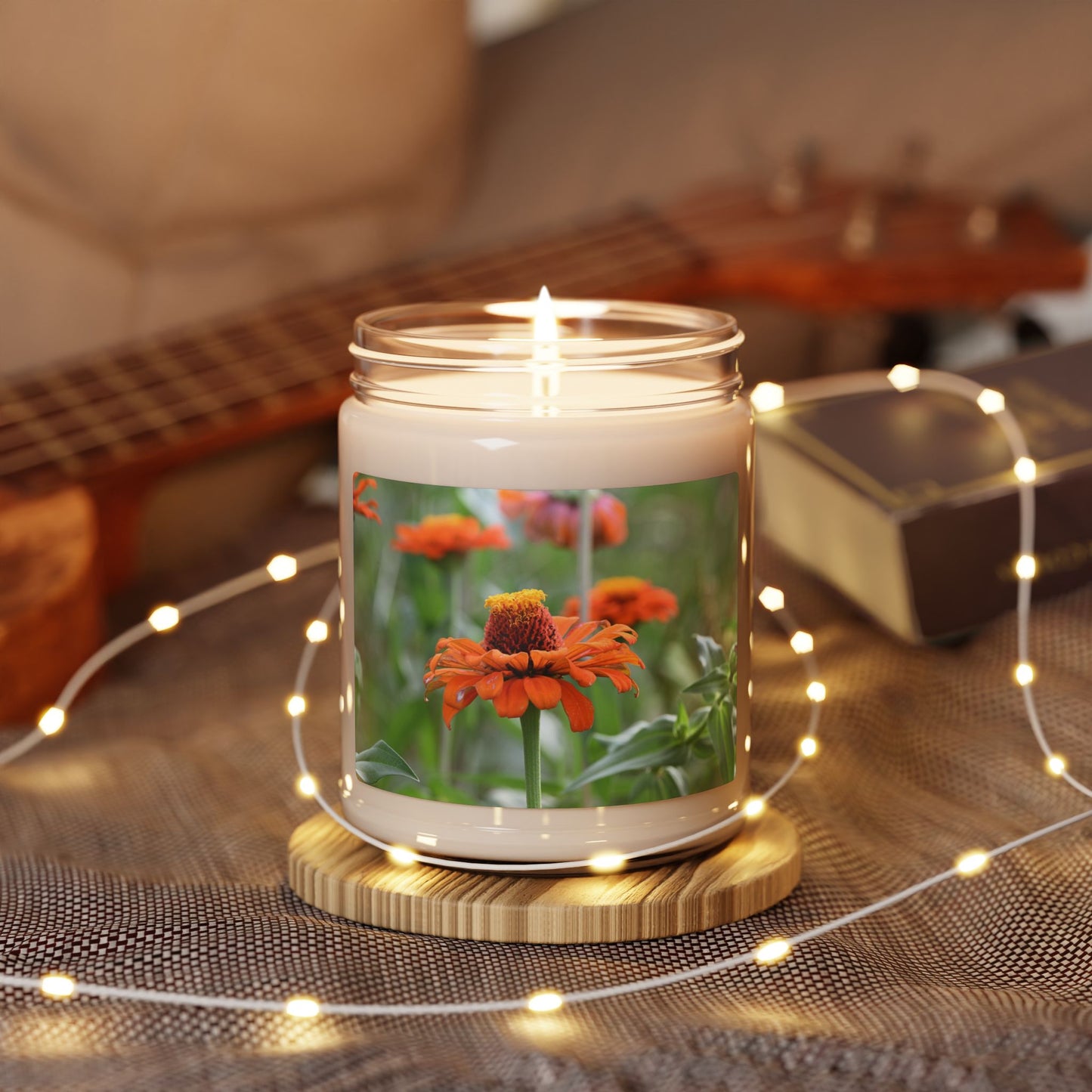 Scented Floral Soy Candle, Aromatherapy Candle, Home Décor, Gift for Her, Relaxation Candle, Eco-Friendly Home Fragrance