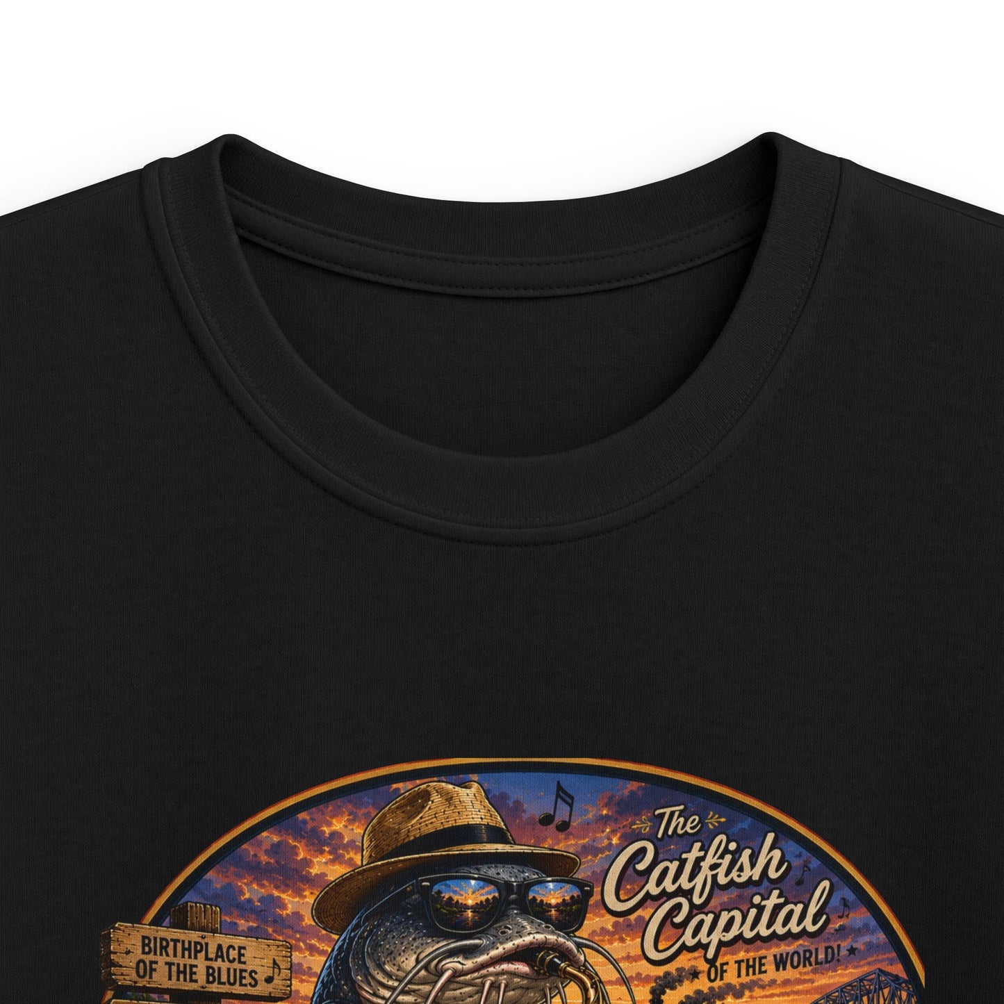 Kids Mississippi State Tee — Vintage Riverboat & Blues Design