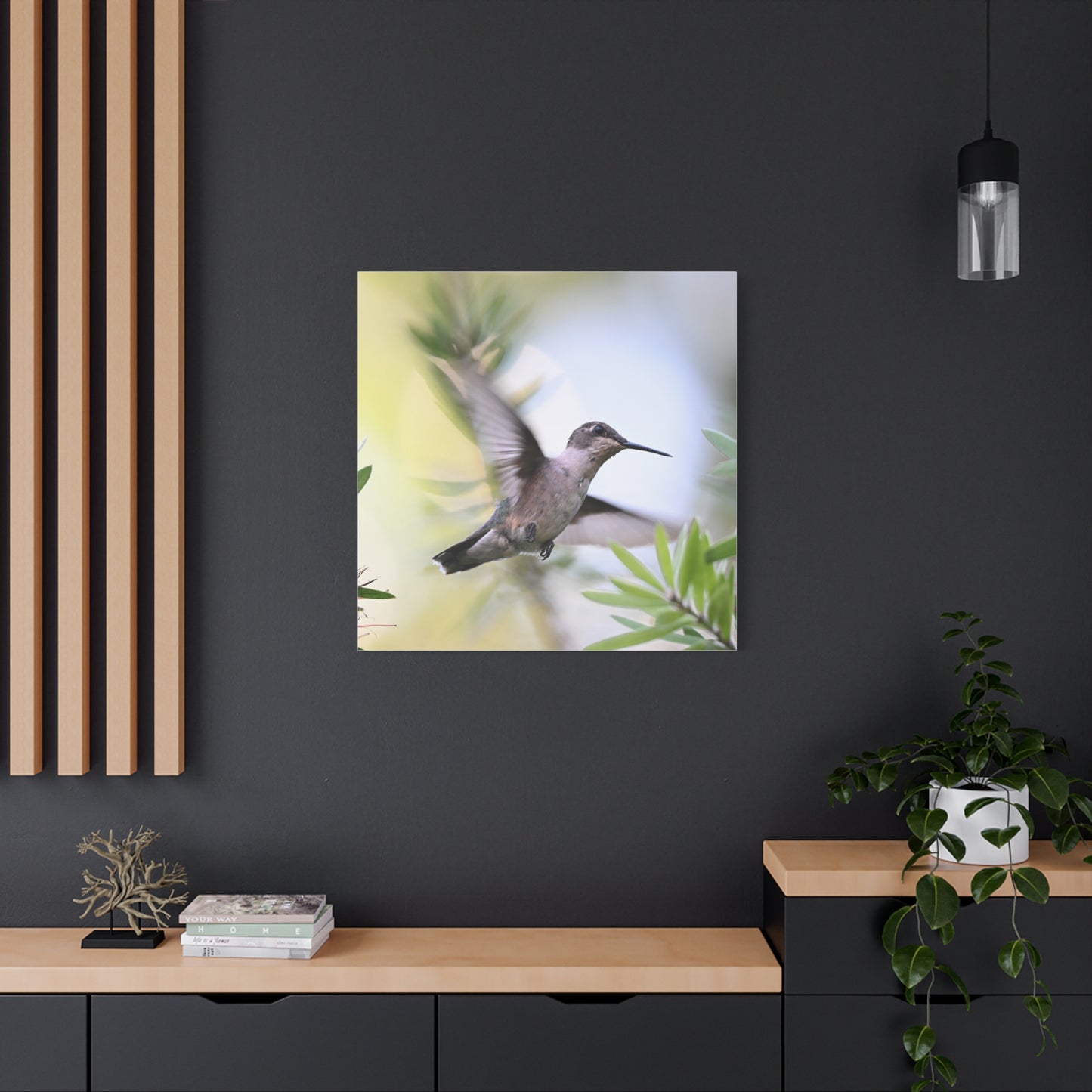 Hummingbird Canvas Wall Art — Matte Stretched 1.25"