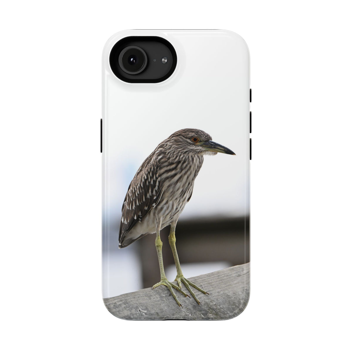 Heron Shoreline Phone Case — Impact-Resistant Wildlife Photo Case