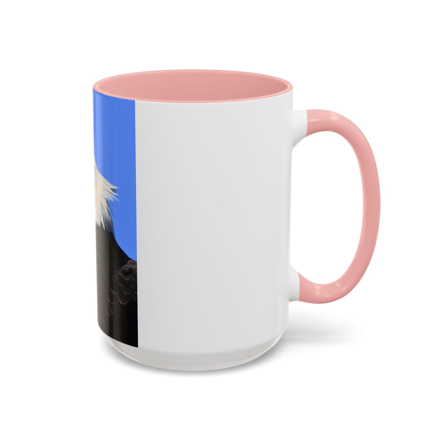 Bald Eagle Accent Coffee Mug – Patriotic Wildlife Ceramic 11/15oz