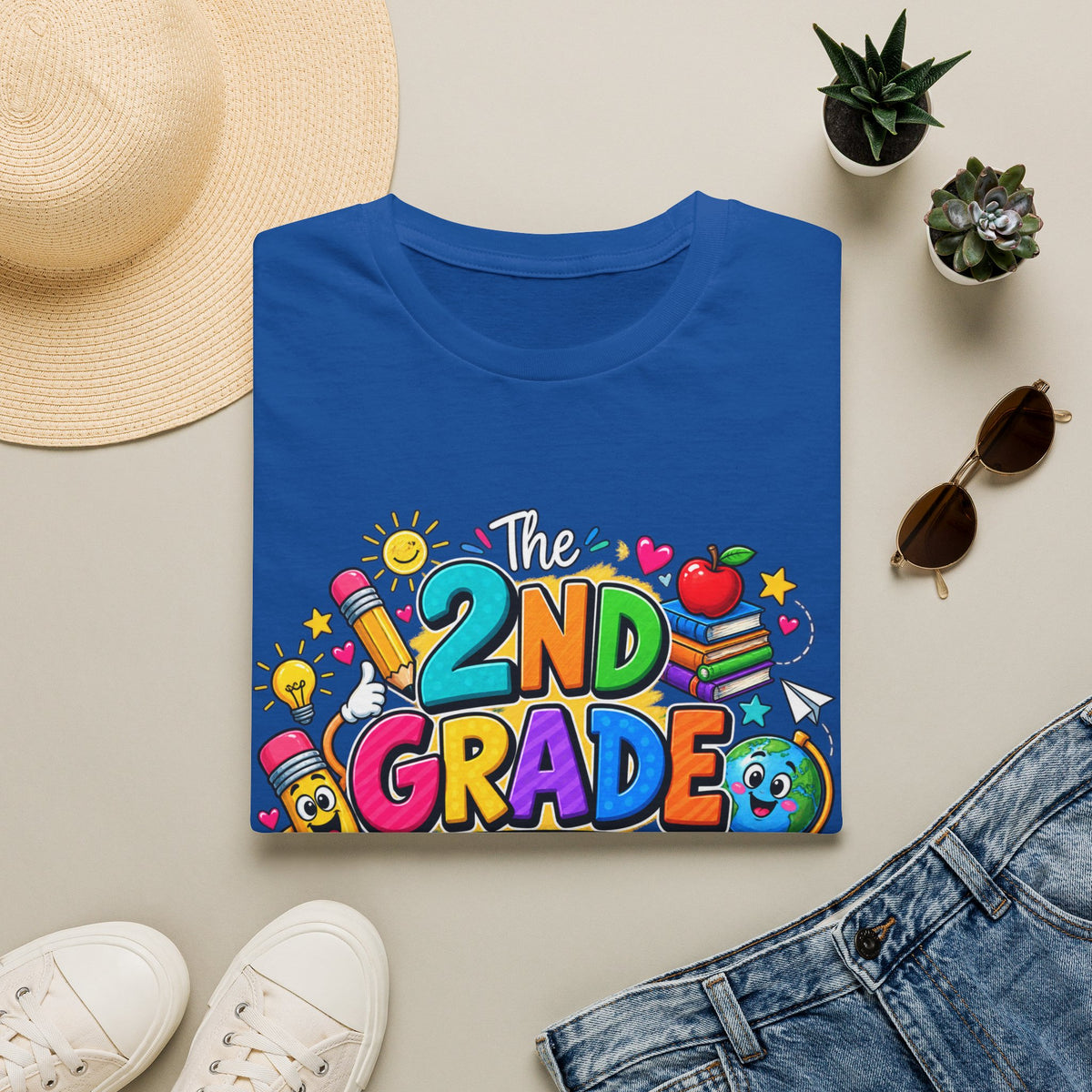 2nd Grade Teacher T‑Shirt — "The 2nd Grade Dream Team" Colorful Back-to-School Tee