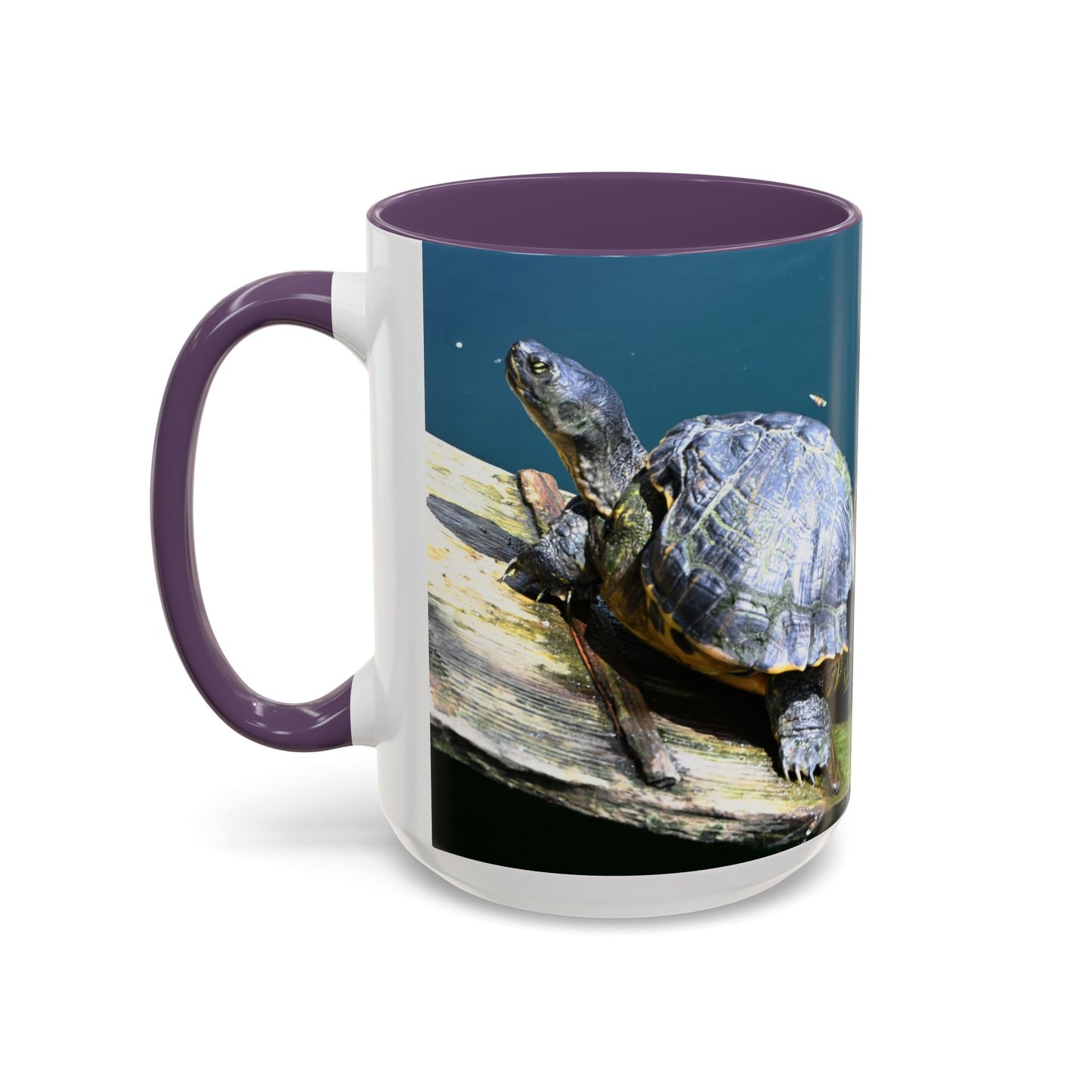 Friends Forever Turtle Accent Coffee Mug — 11/15oz Gift for Animal Lovers
