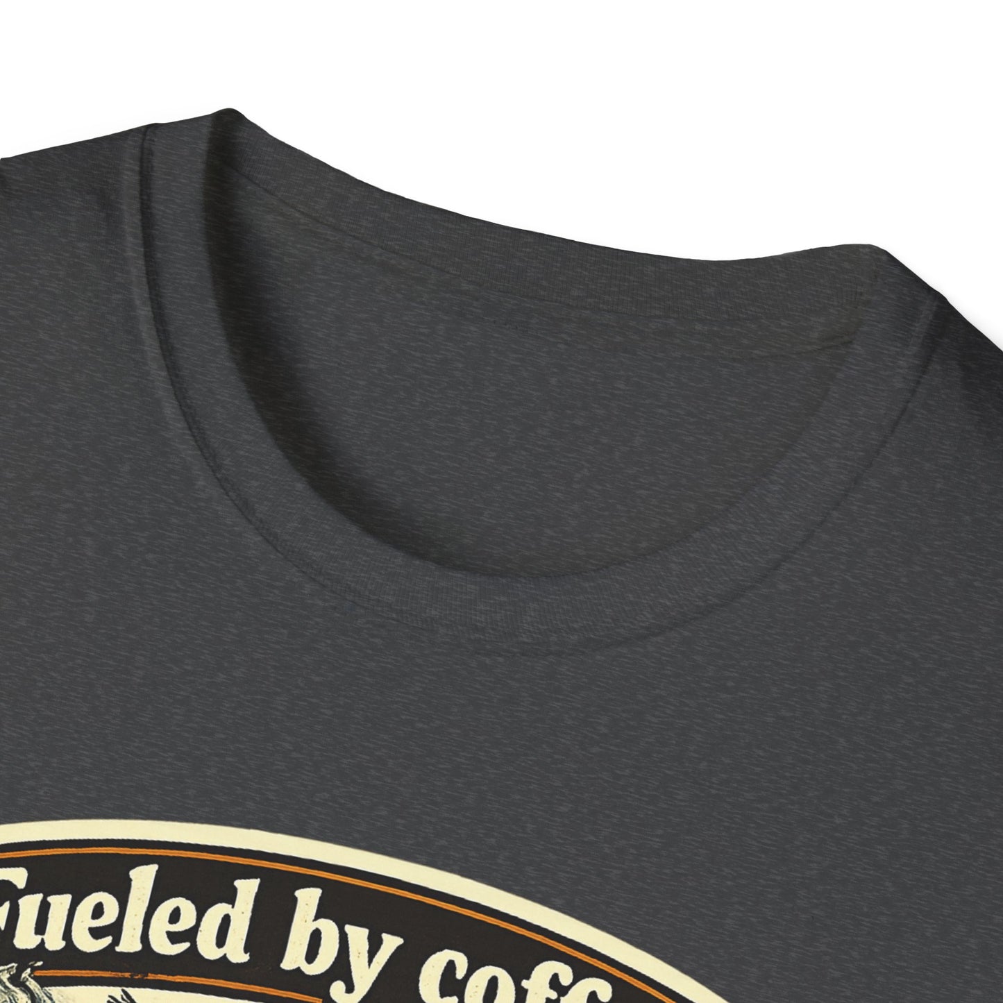 Birdwatcher Graphic T-Shirt — "Fueled by Coffee. Powered by Curiosity. Braking for Birds."