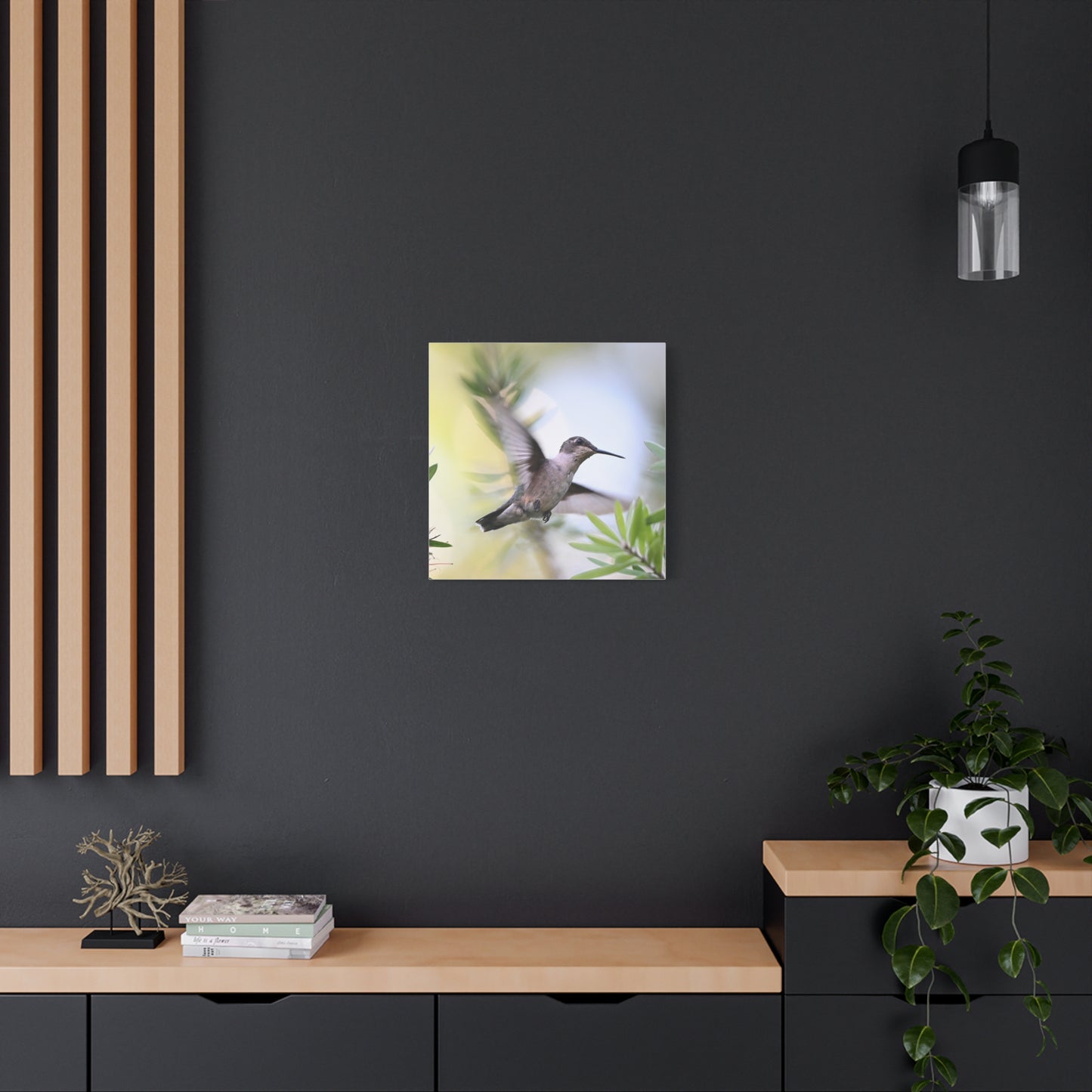 Hummingbird Canvas Wall Art — Matte Stretched 1.25"