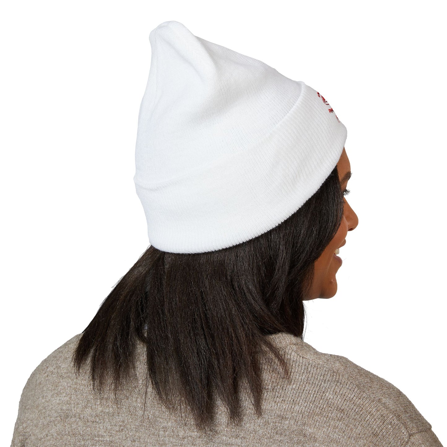Classic Embroidered Beanie - Cozy Winter Hat, Photography Gift, Trendy Knit Cap, Casual Streetwear, Unisex Apparel, Winter Accessory