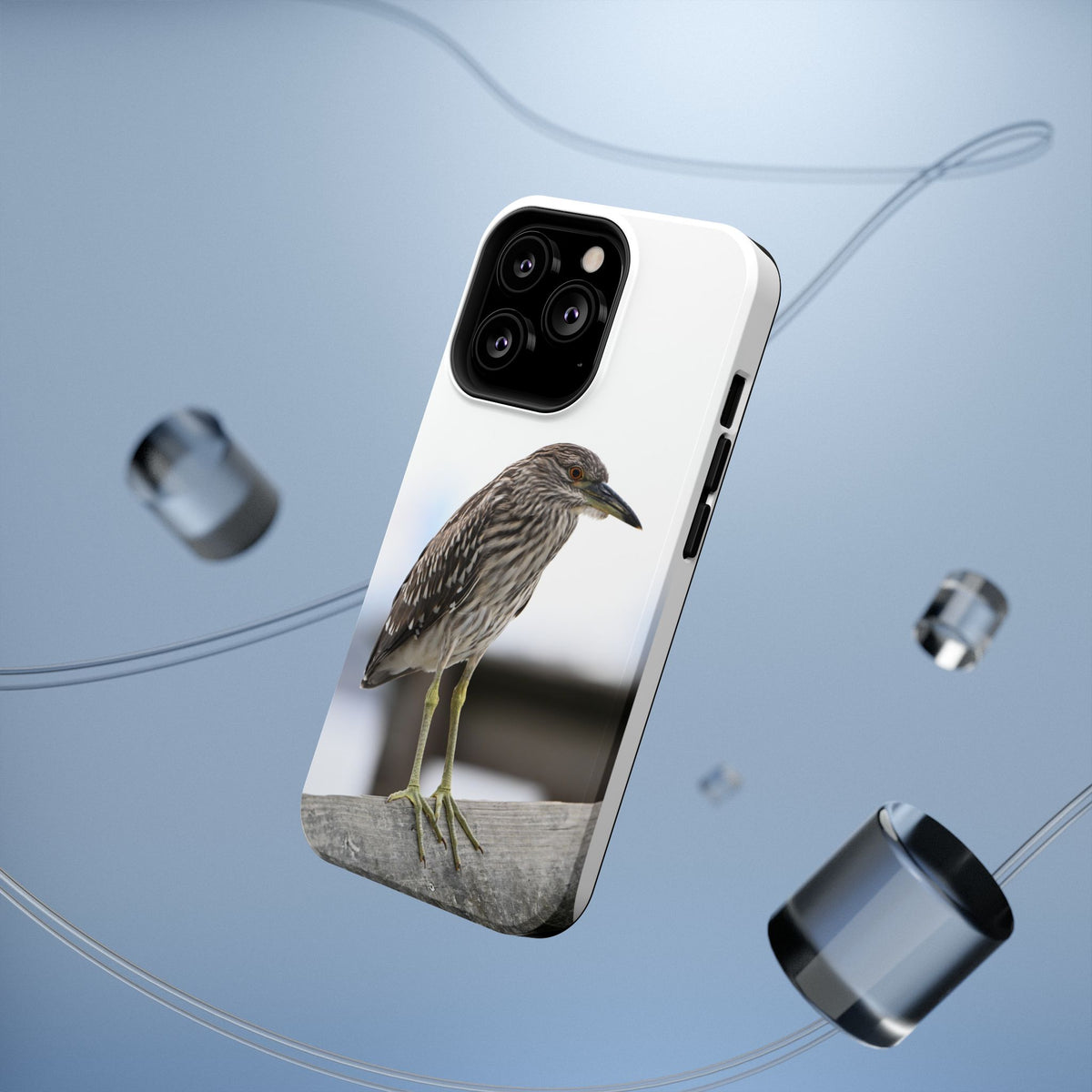 Heron Shoreline Phone Case — Impact-Resistant Wildlife Photo Case