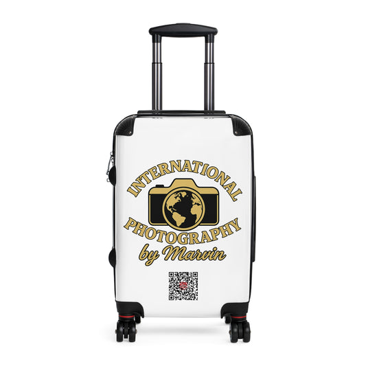 Photography Suitcase – "International Photography by Marvin" Travel Luggage