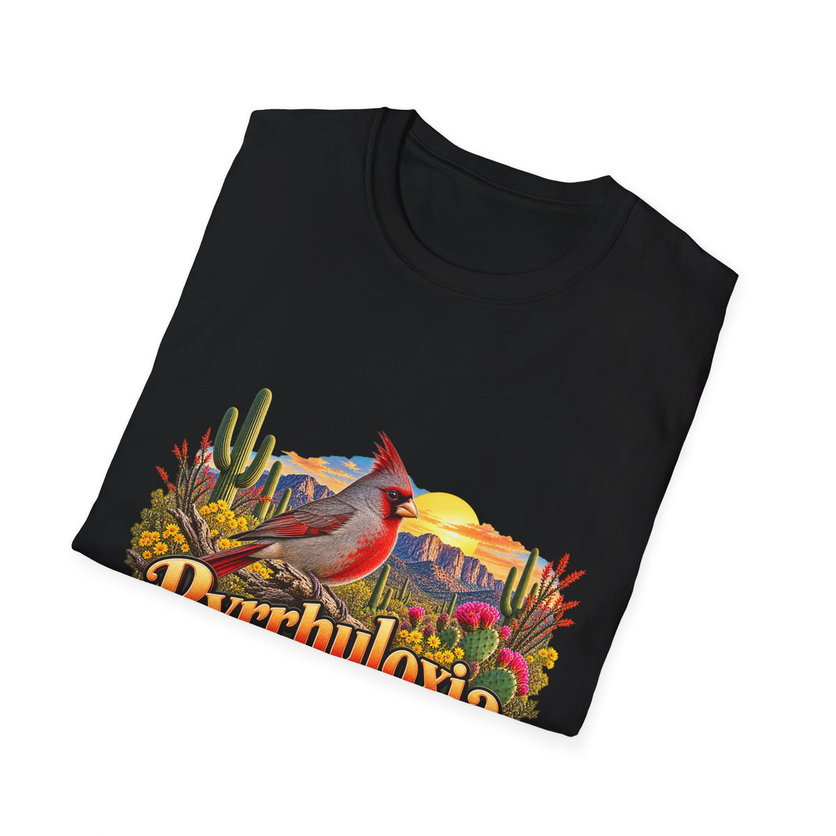 T-Shirt — 'Pyrrhuloxia' Desert Cardinal Graphic Tee