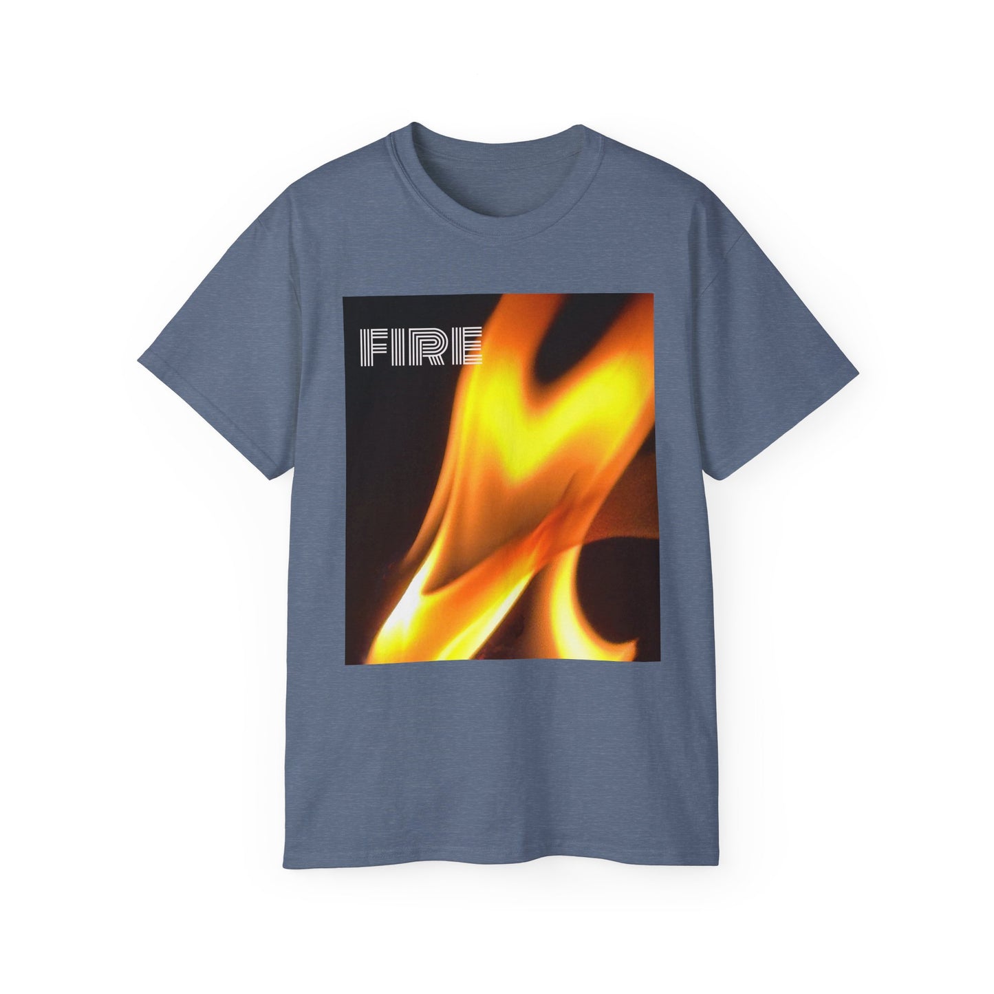 Fiery Vibes Unisex Ultra Cotton Tee, Graphic Tee, Streetwear, Casual Wear, Gift for Her, Gift for Him