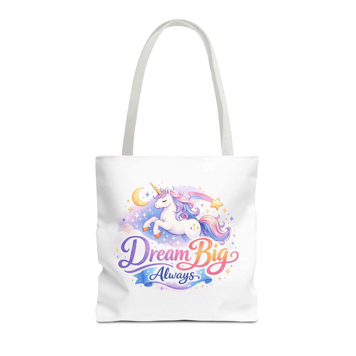 Unicorn 'Dream Big Always' Tote Bag