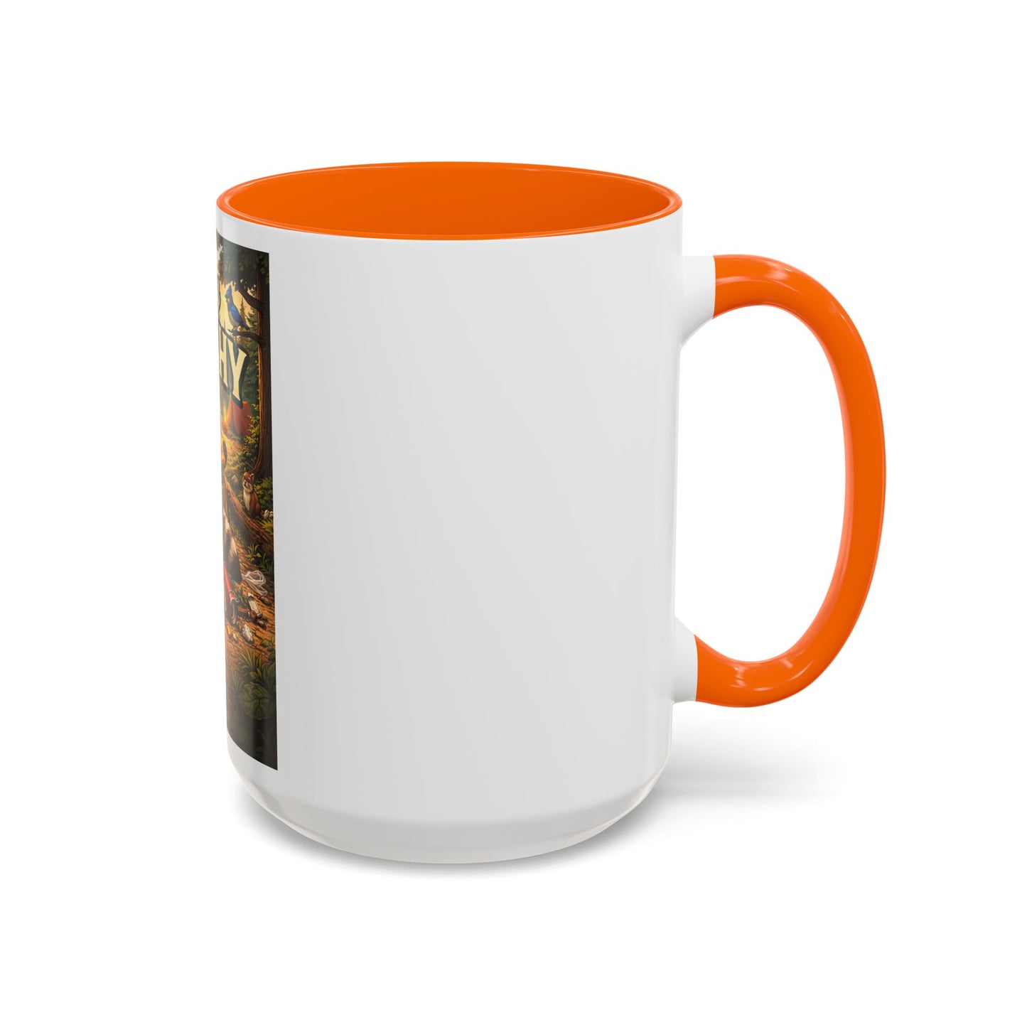 Stay Trashy Coffee Mug — Funny Raccoon Trash Can Design, Novelty Gift for Friends & Family