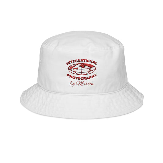 Stylish Bucket Hat with Embroidered Design, Photography Gift, Summer Fashion Accessory, Trendy Sun Hat, Outdoor Coolness