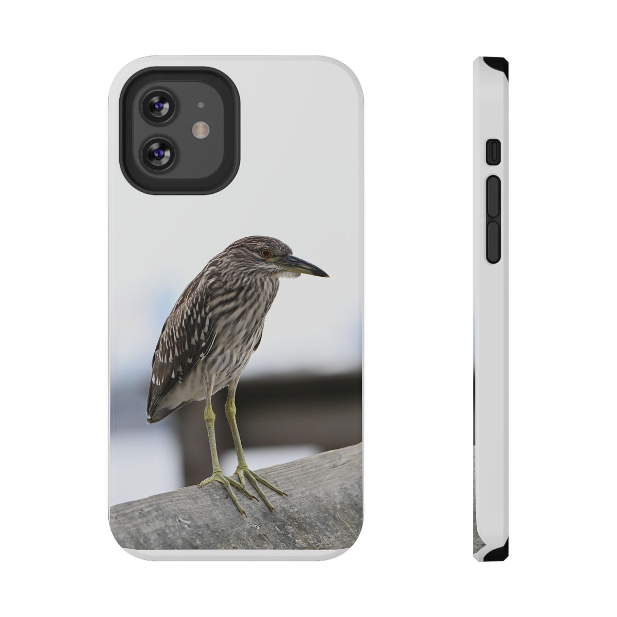 Heron Shoreline Phone Case — Impact-Resistant Wildlife Photo Case