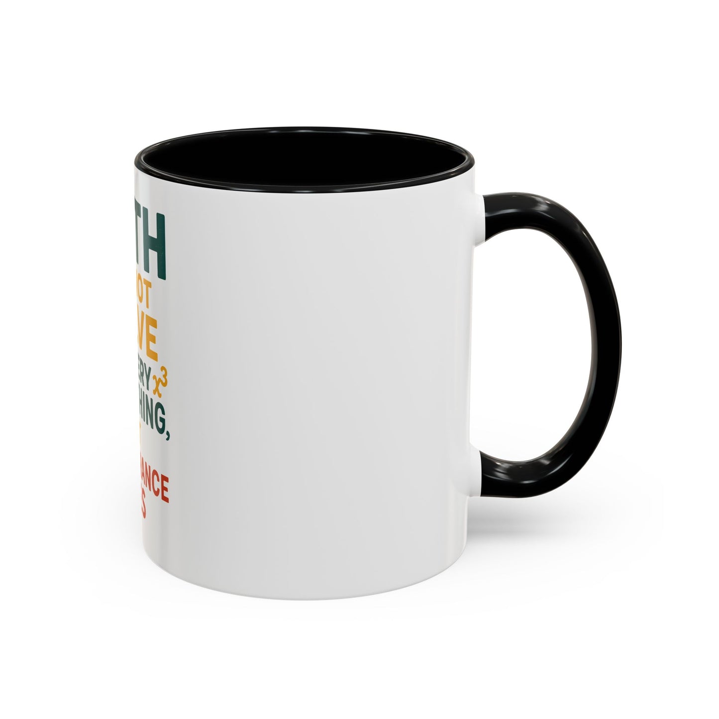 Motivational Coffee Mug, Inspirational Gift, Math Lover's Mug, Office Drinkware, Study Motivation