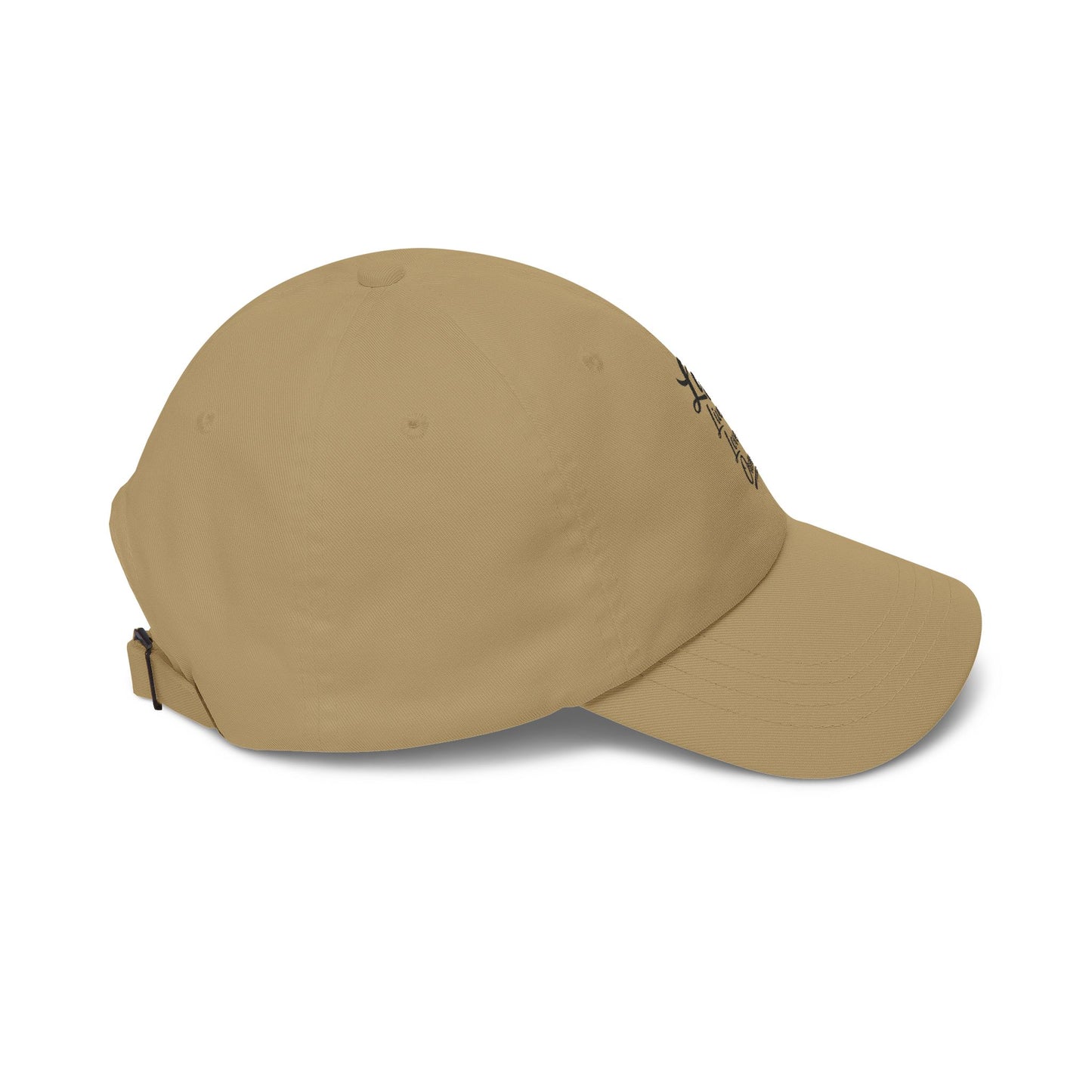 Dad Cap — “Life! Live it. Love it. Own it.” Minimal Embroidered Baseball Hat