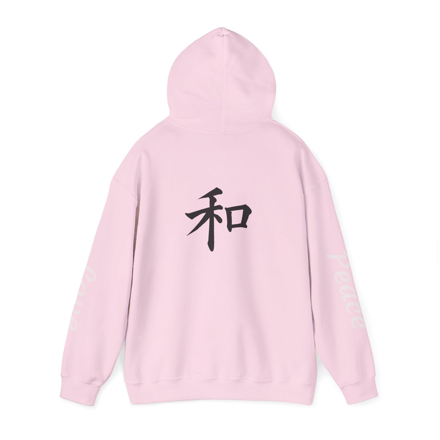 Unisex Love & Peace Hoodie - Cozy Streetwear, Gift for Friends, Casual Wear, Unique Fashion Statement, Zen Vibes