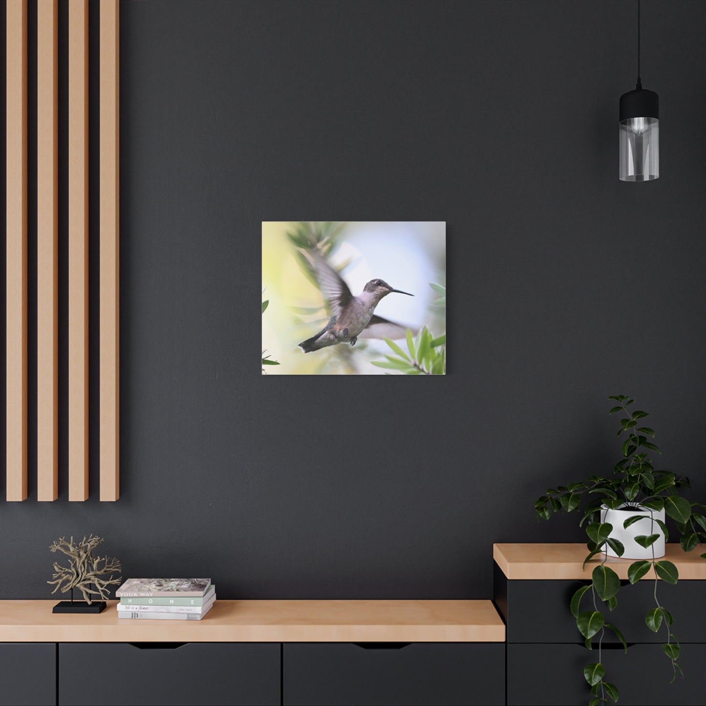 Hummingbird Canvas Wall Art — Matte Stretched 1.25"