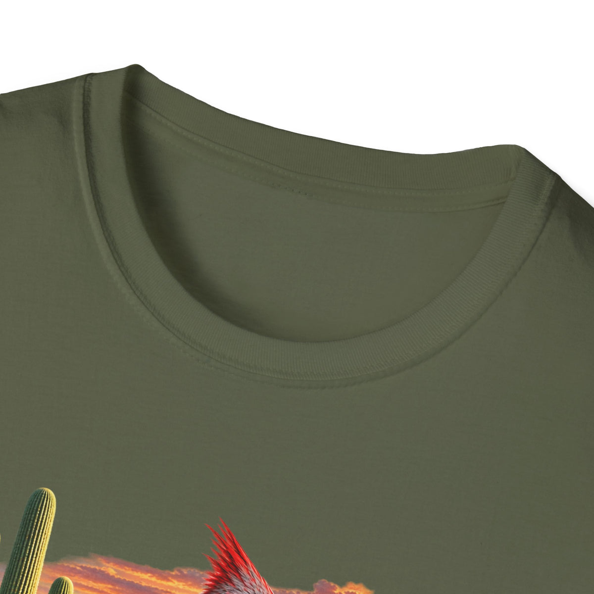 Cardinal Desert Sunset T-Shirt — "Not Your Average Cardinal" Graphic Tee