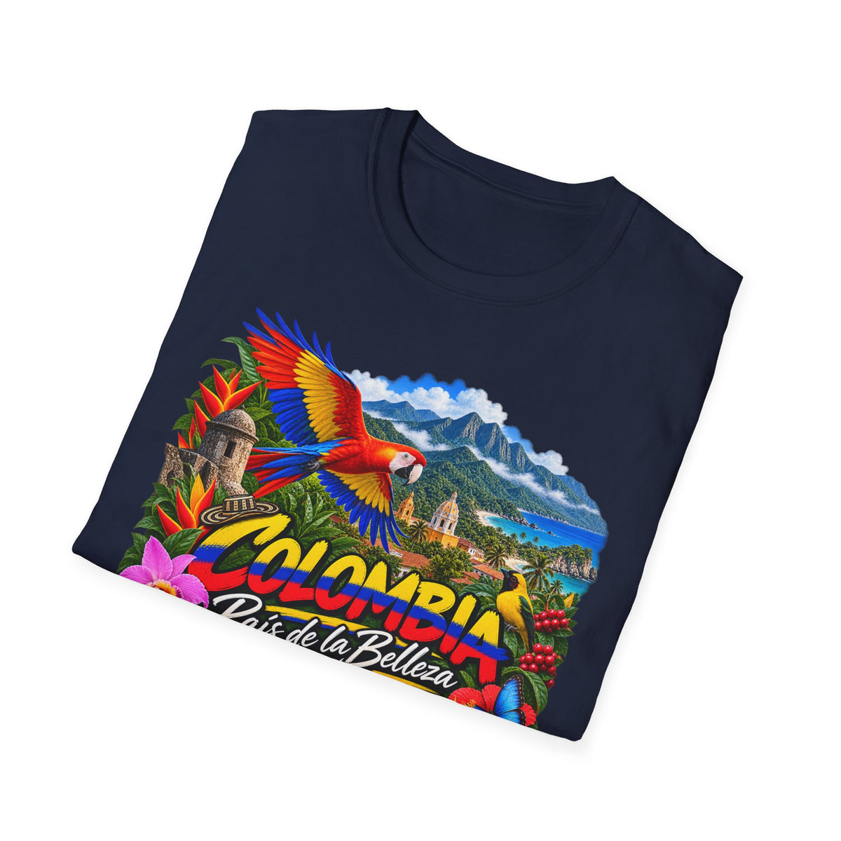 Colombia País de la Belleza Tropical Travel T-Shirt