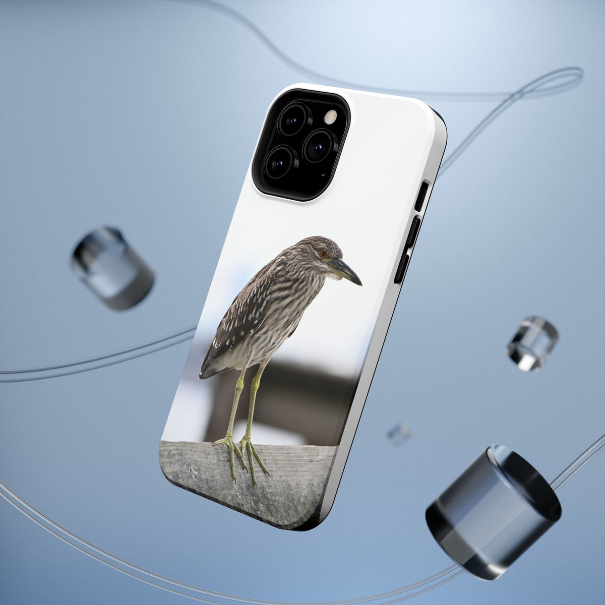 Heron Shoreline Phone Case — Impact-Resistant Wildlife Photo Case