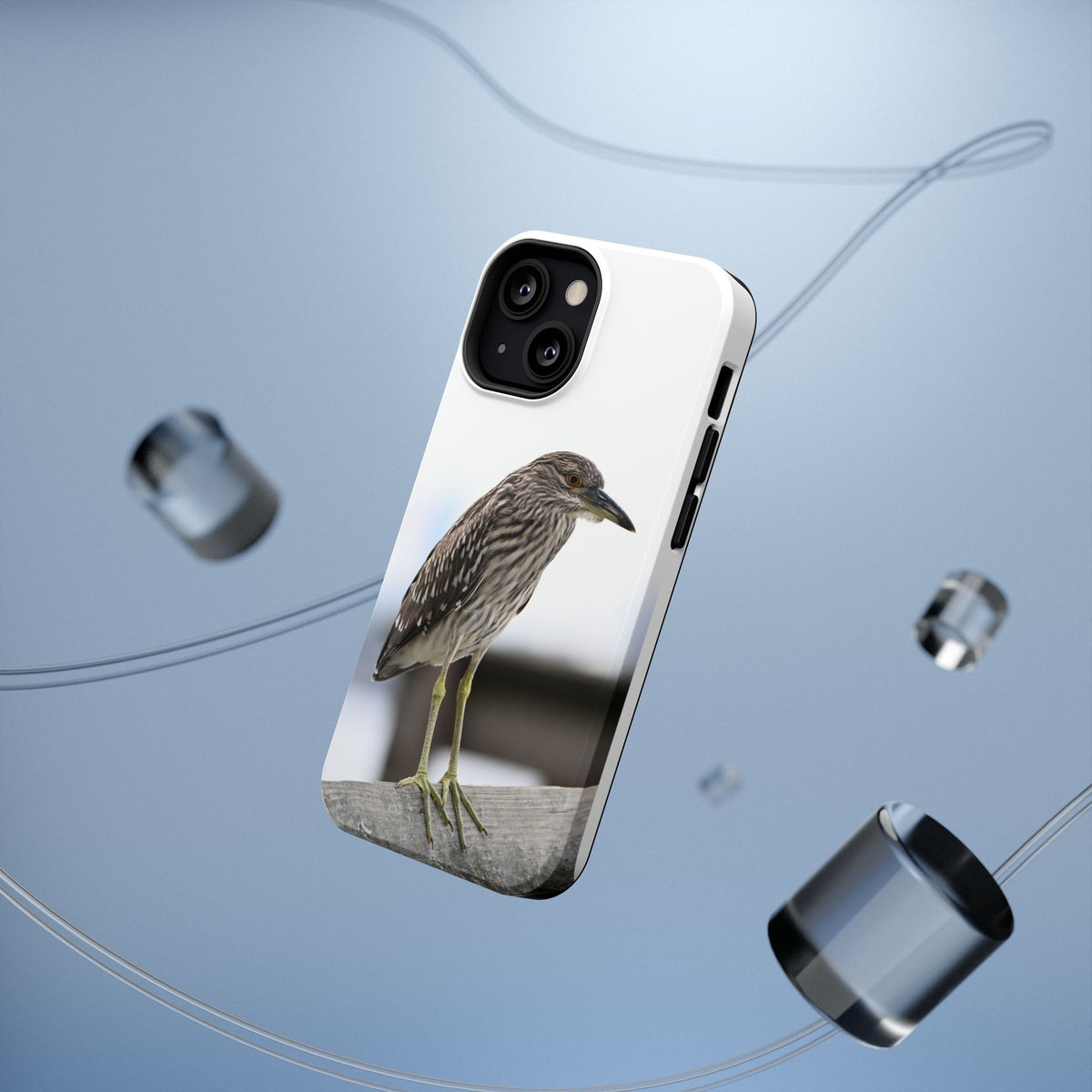 Heron Shoreline Phone Case — Impact-Resistant Wildlife Photo Case