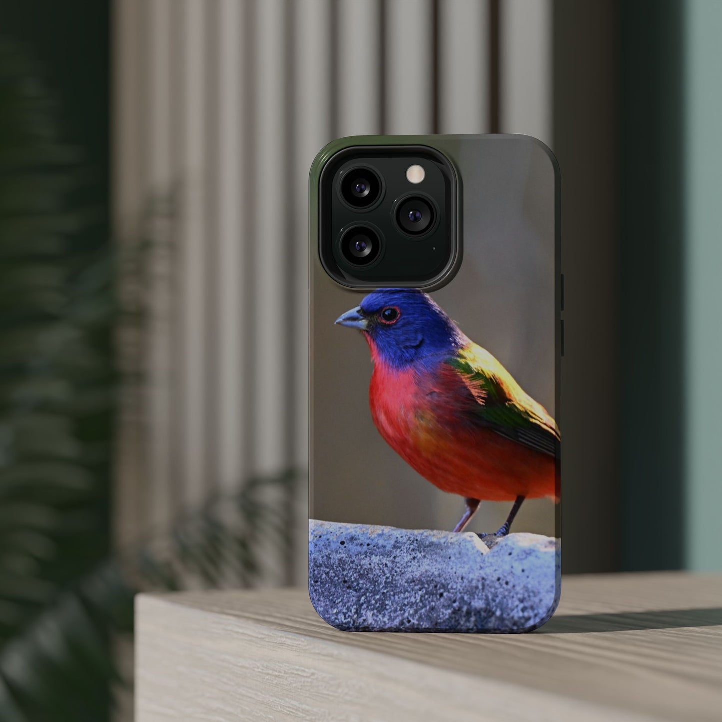 Colorful Bird Phone Case, Magnetic Tough Cases, Nature Lover Gift, Wildlife Phone Cover, Eco-Friendly Tech Accessories