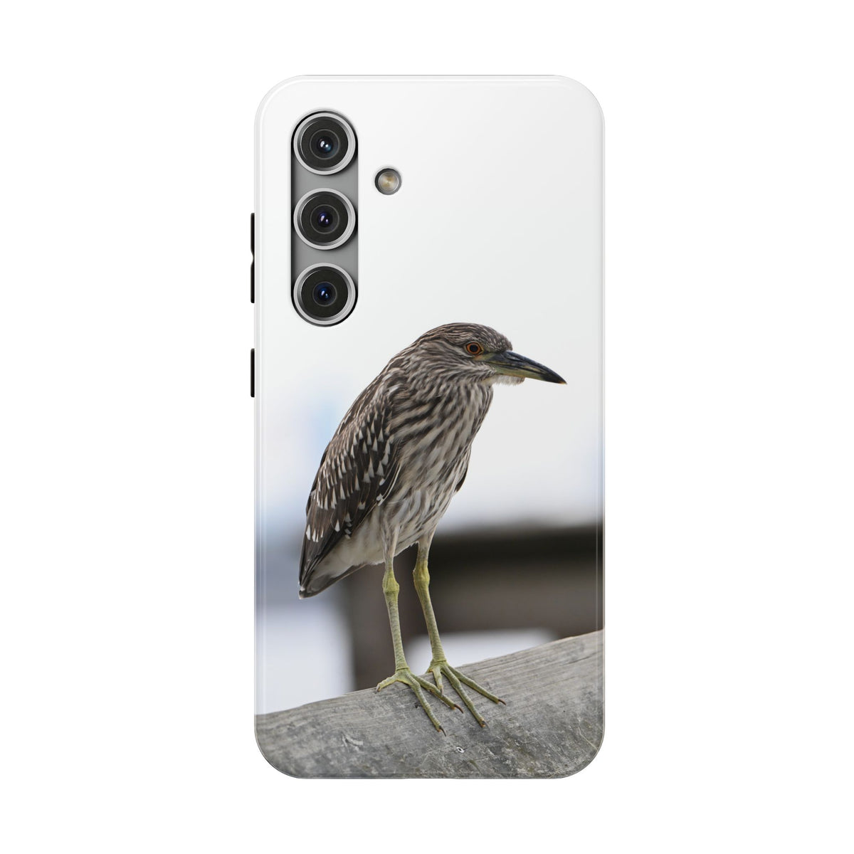 Heron Shoreline Phone Case — Impact-Resistant Wildlife Photo Case