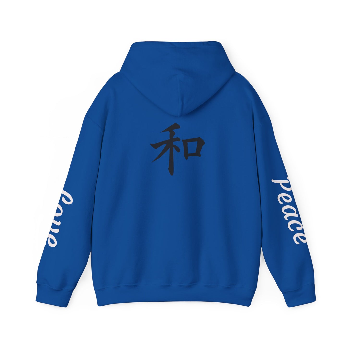 Unisex Love & Peace Hoodie - Cozy Streetwear, Gift for Friends, Casual Wear, Unique Fashion Statement, Zen Vibes