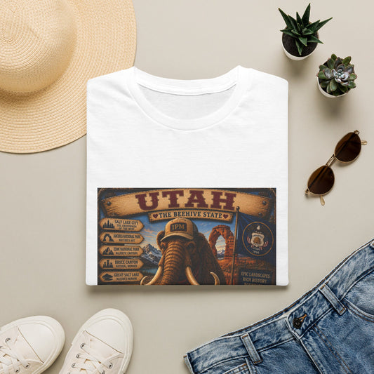 Utah The Beehive State Vintage Mammoth T-Shirt