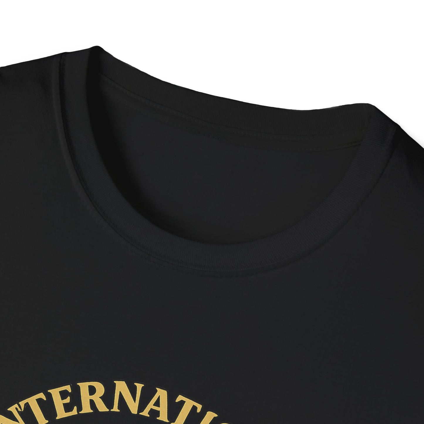 International Photography Graphic T‑Shirt — "International Photography by Marcin" Vintage Logo Tee