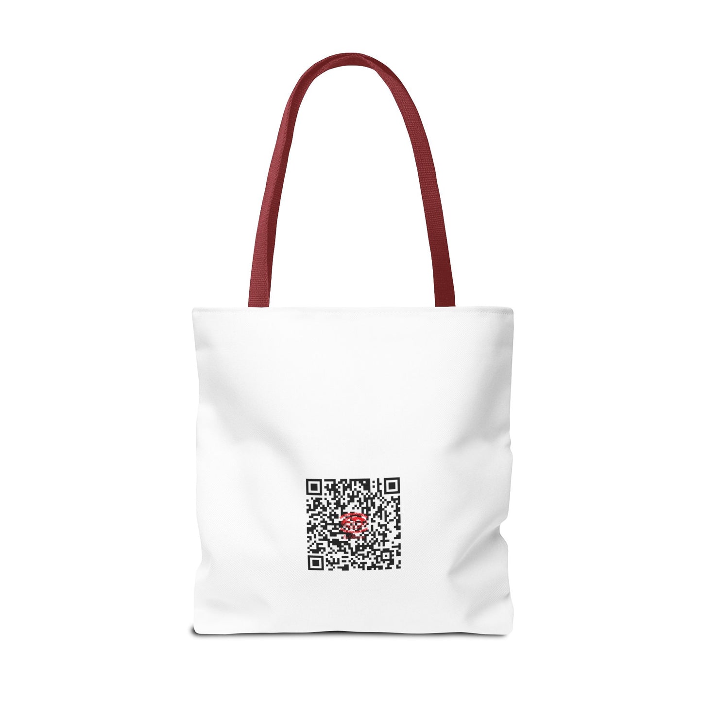 Inspirational Math Tote Bag, Motivational Carry-all, Teacher's Gift, Student Accessory, Study Essentials, QR Code Bag