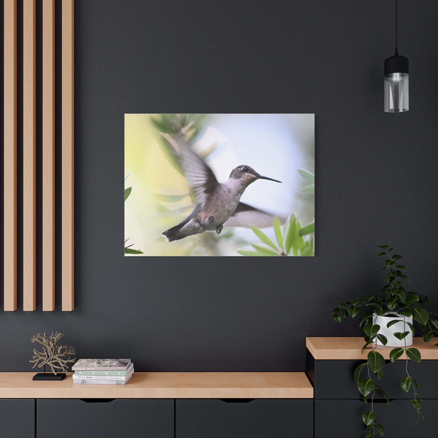 Hummingbird Canvas Wall Art — Matte Stretched 1.25"