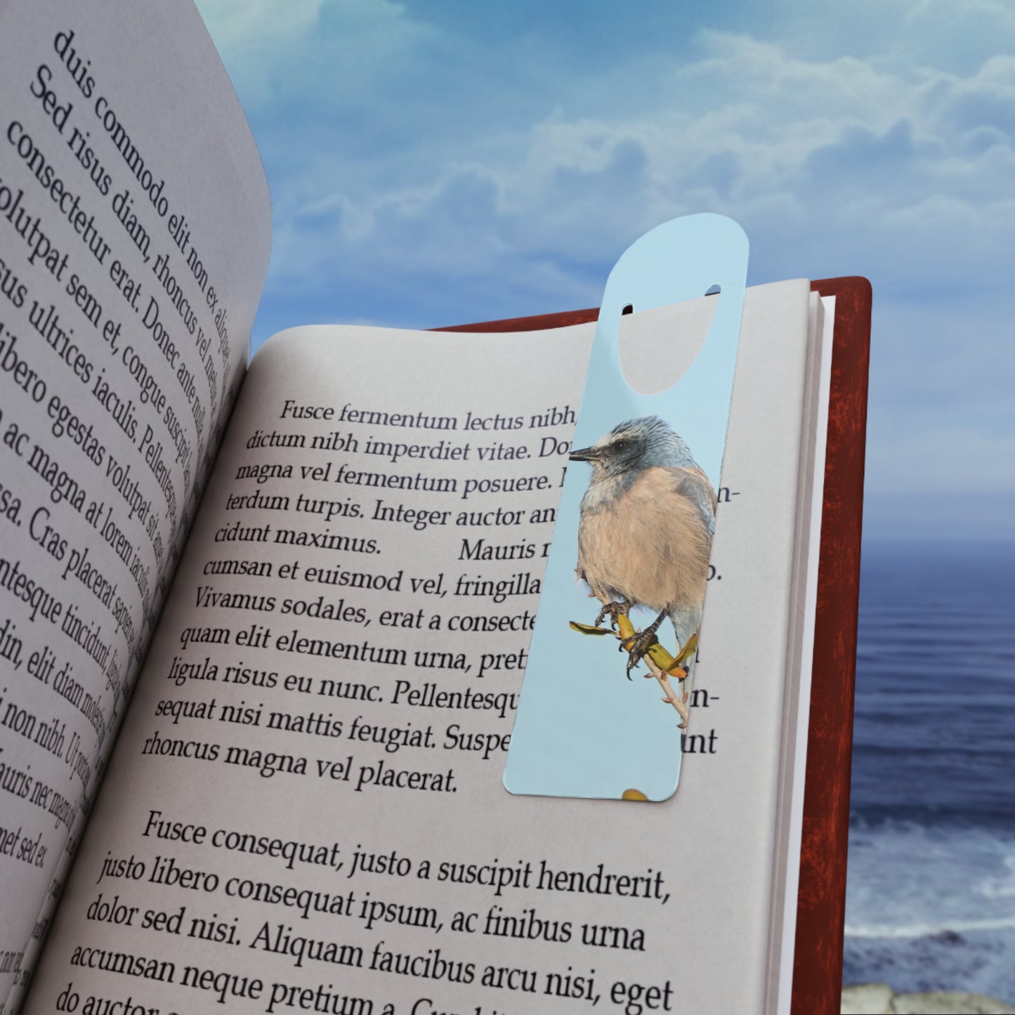 Bluebird Metal Bookmark – Nature Bird Bookmark for Readers & Gifts