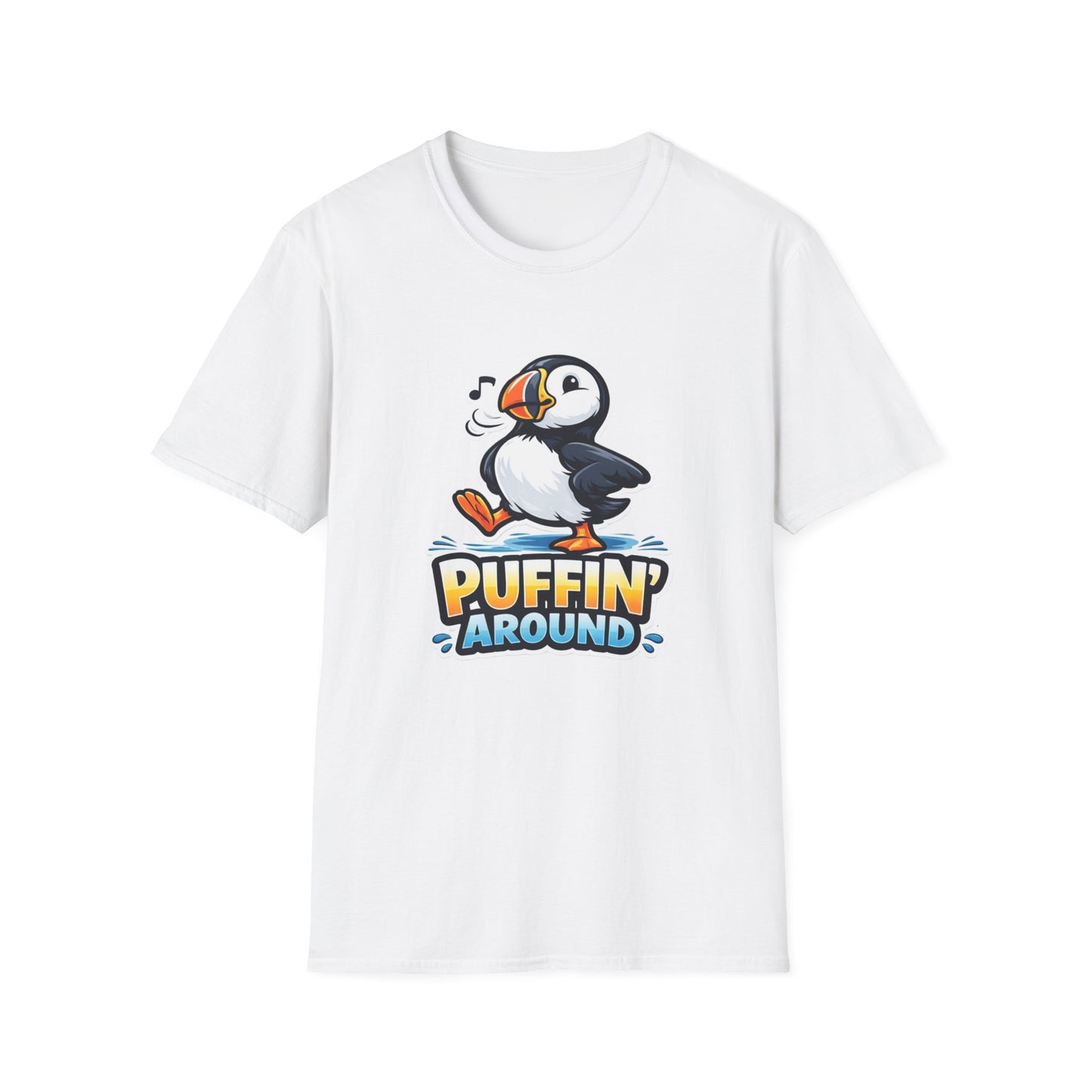 Puffin' Around T-Shirt – Cute Walking Puffin Graphic Tee