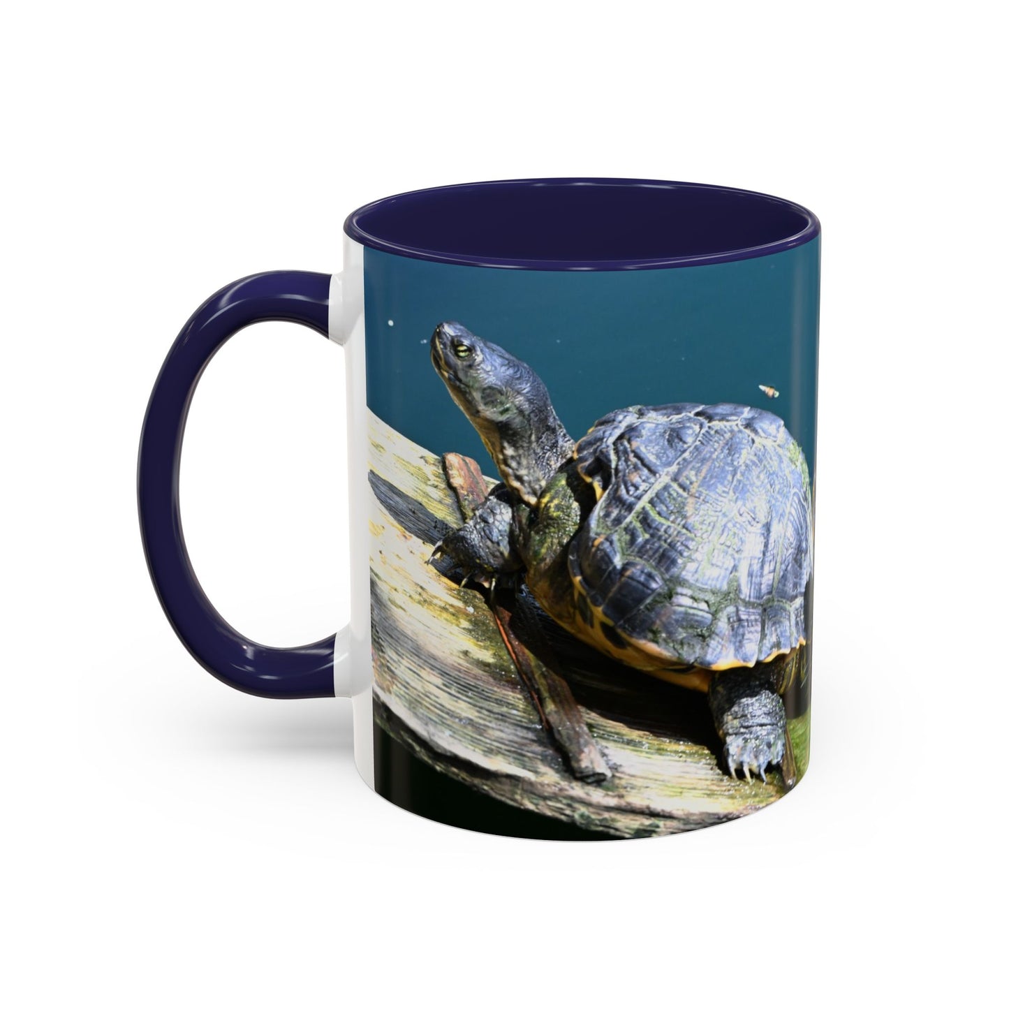 Friends Forever Turtle Accent Coffee Mug — 11/15oz Gift for Animal Lovers
