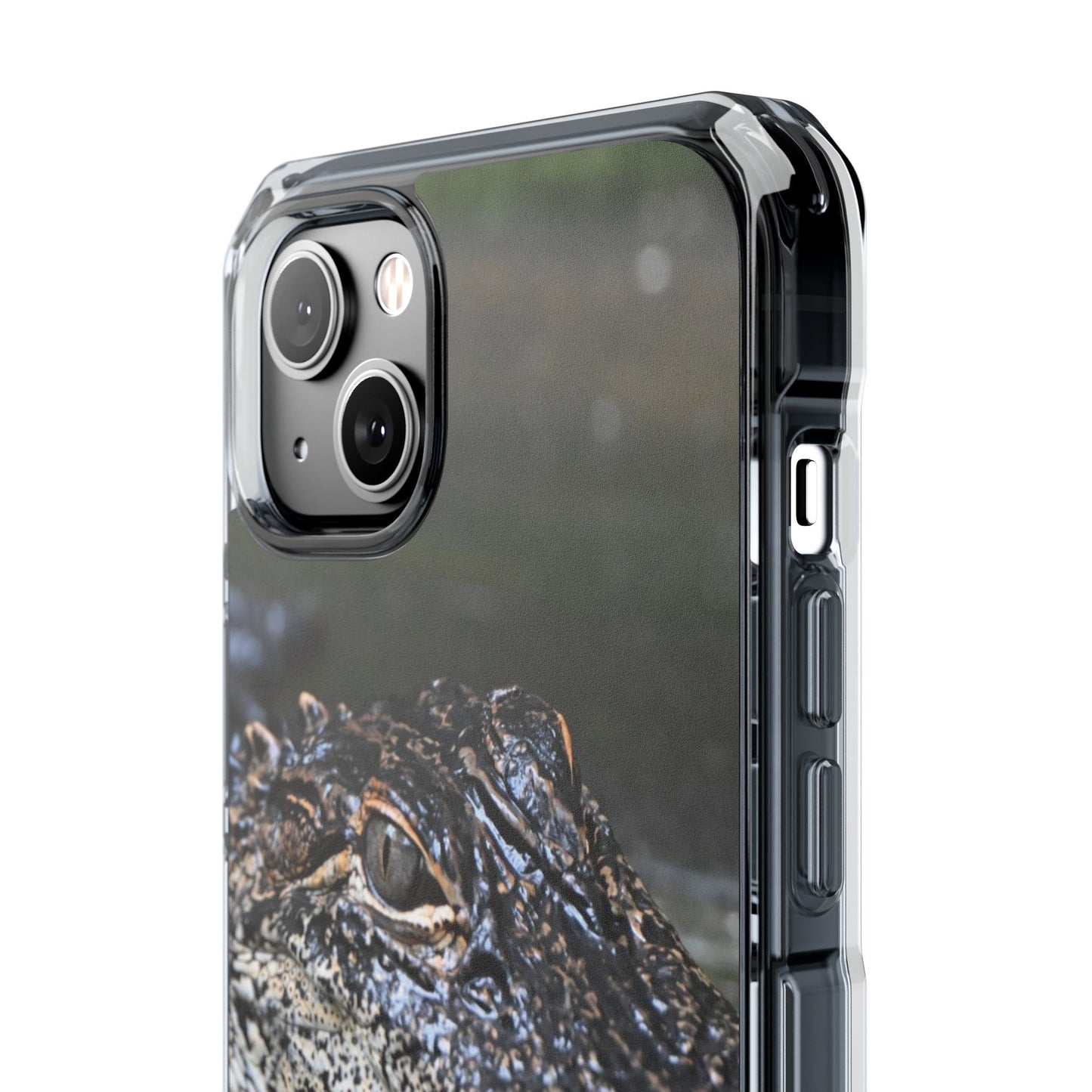 Clear Impact Phone Cases featuring Unique Wildlife Design, Alligator Art, Eco-Friendly Protection, Perfect Gift for Nature Lovers, [...]