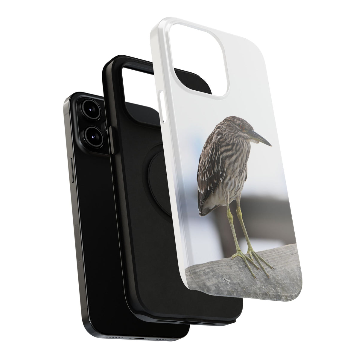 Heron Shoreline Phone Case — Impact-Resistant Wildlife Photo Case