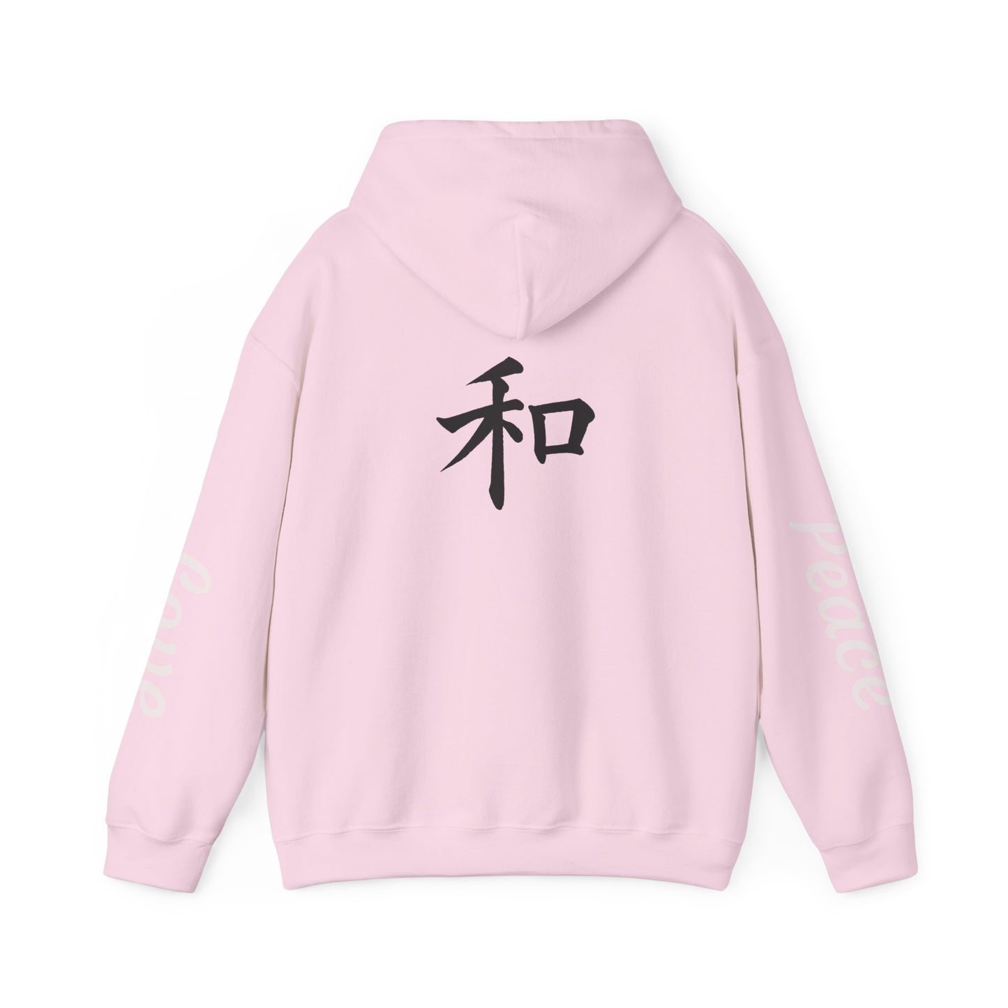 Unisex Love & Peace Hoodie - Cozy Streetwear, Gift for Friends, Casual Wear, Unique Fashion Statement, Zen Vibes