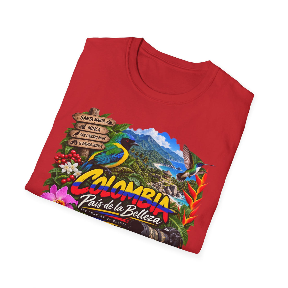 Colombia Paisaje de Colores Travel T-Shirt