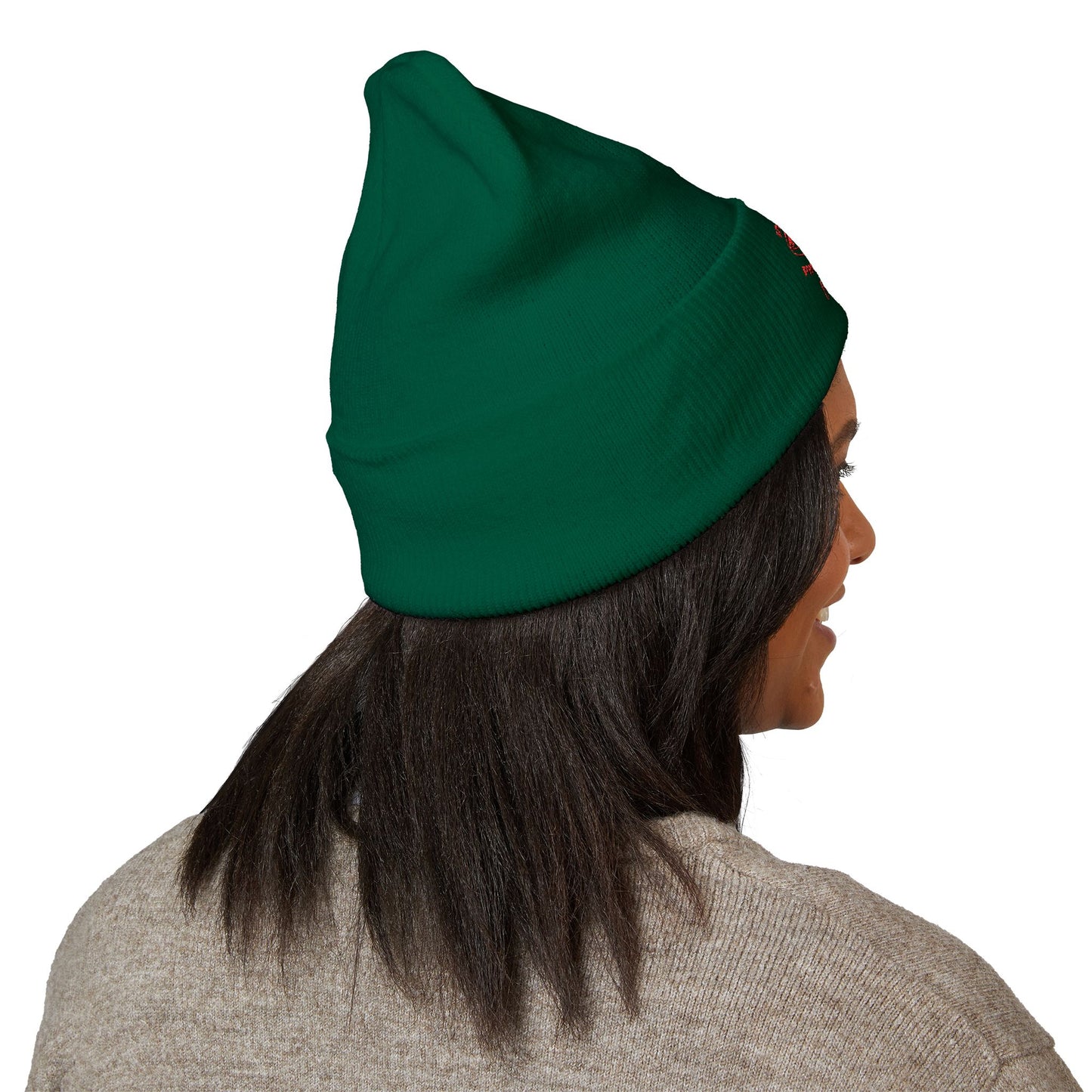 Classic Embroidered Beanie - Cozy Winter Hat, Photography Gift, Trendy Knit Cap, Casual Streetwear, Unisex Apparel, Winter Accessory